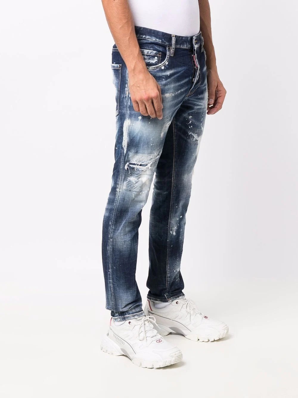 distressed-effect jeans - 3