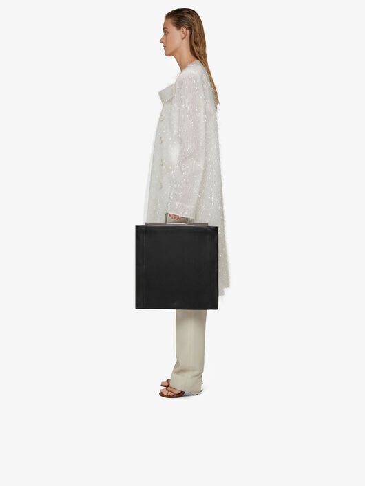 EVENING COAT IN FRINGED ORGANZA - 2