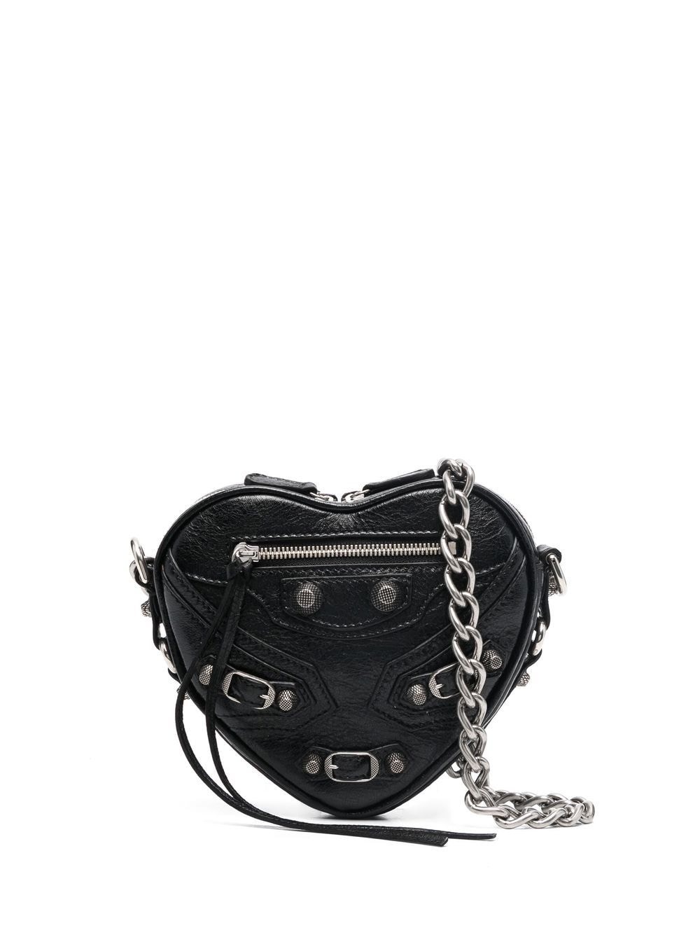 mini Le Cagole Heart leather crossbody bag - 1