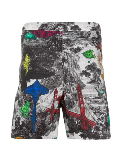 Valentino graphic-print swim shorts outlook