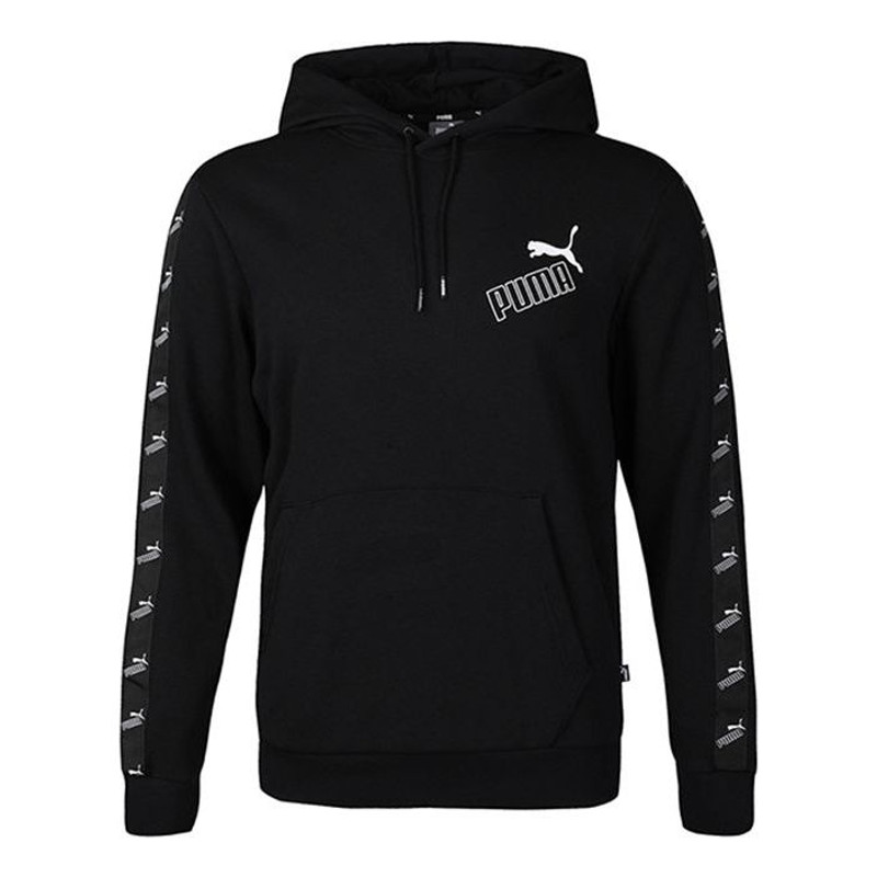 PUMA Amplified Printed Hooded Fleece Black 583518-01 - 1