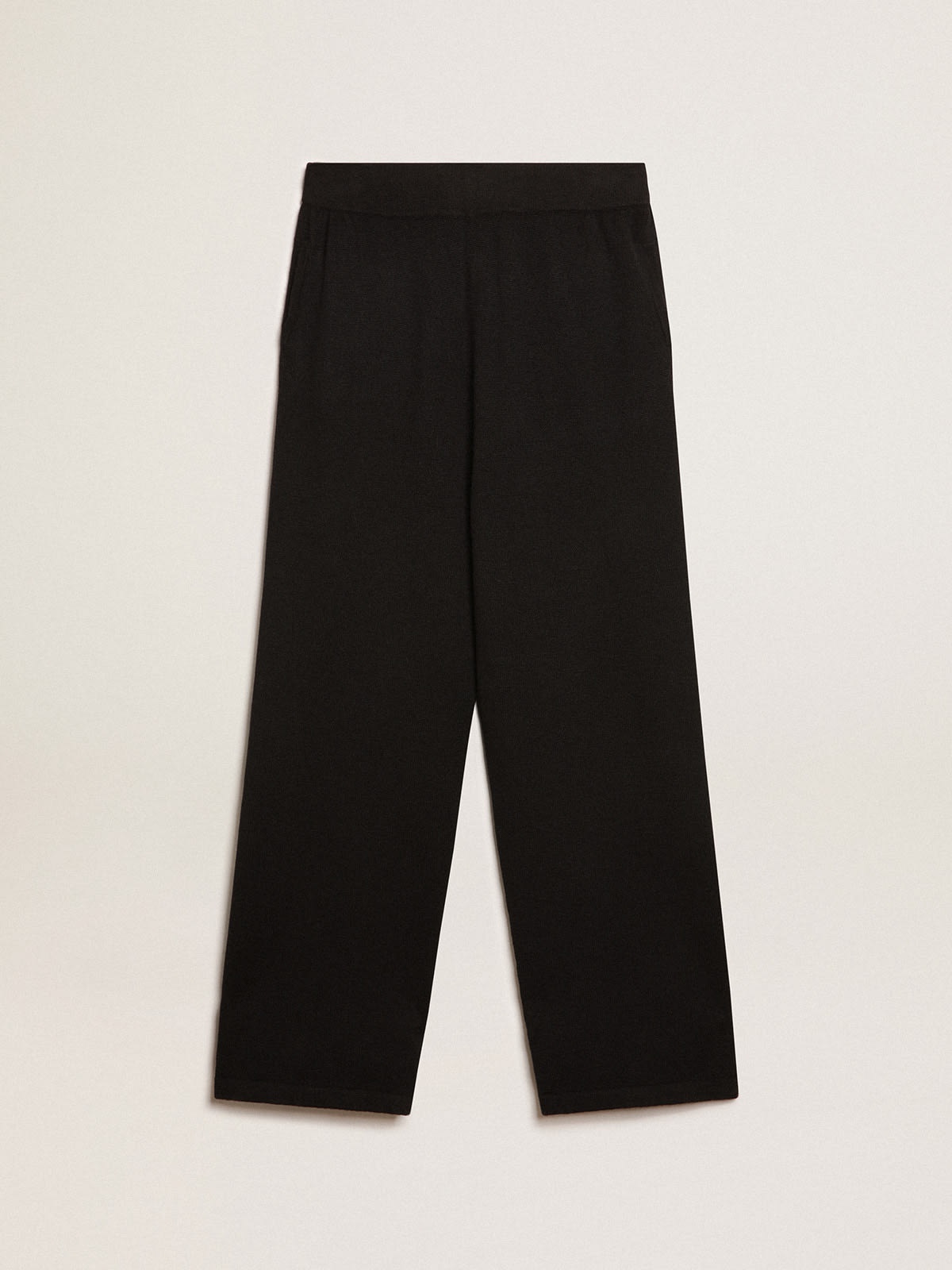 Men’s black cashmere blend joggers - 1