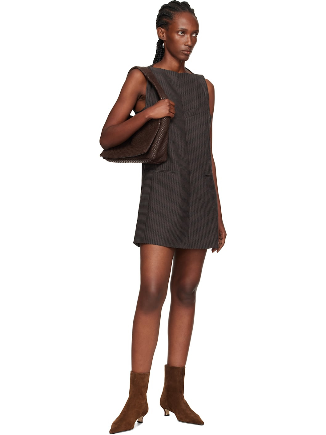 Brown Zoe Suede Boots - 5