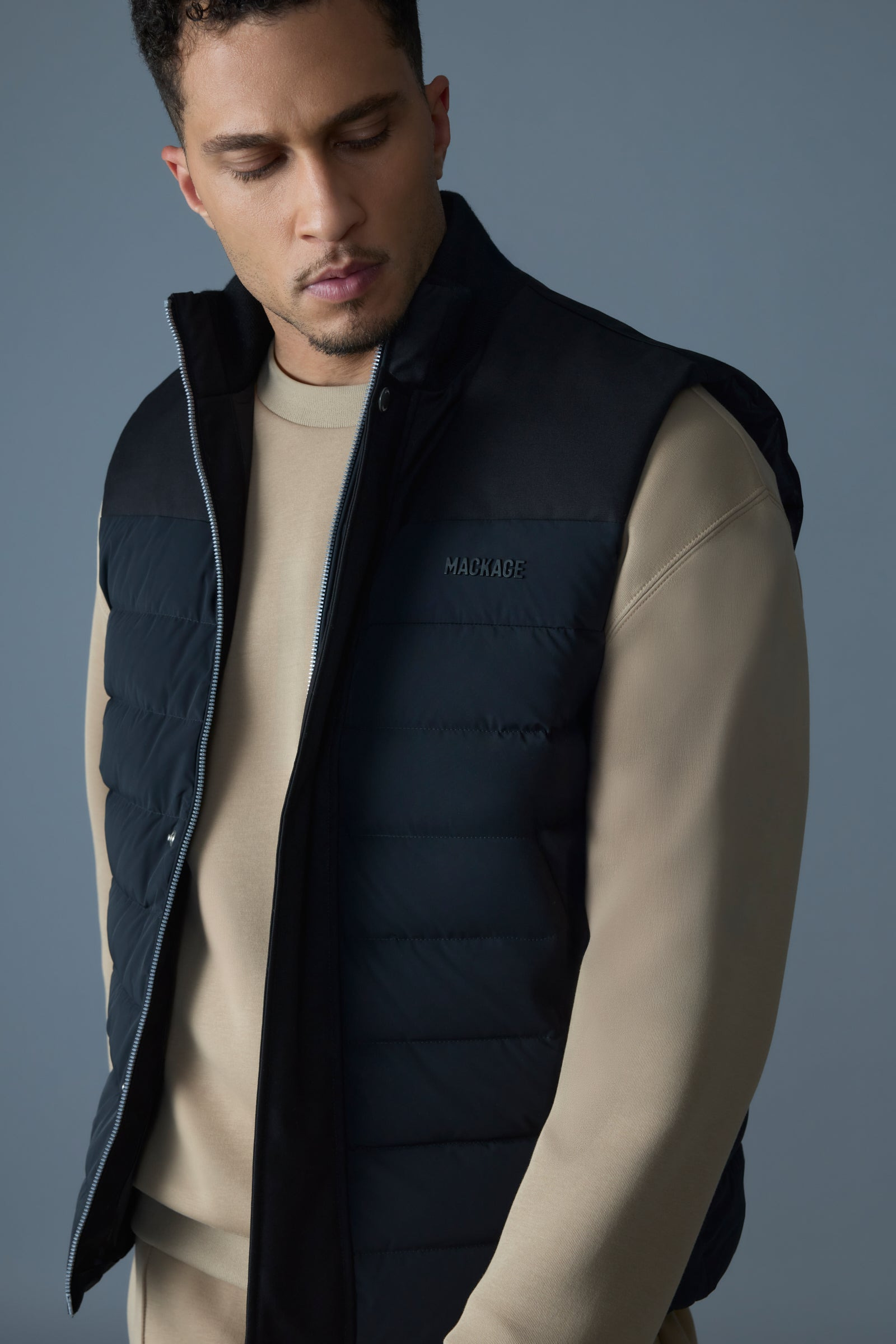 BRODY Down-Filled Quilted Vest - 5