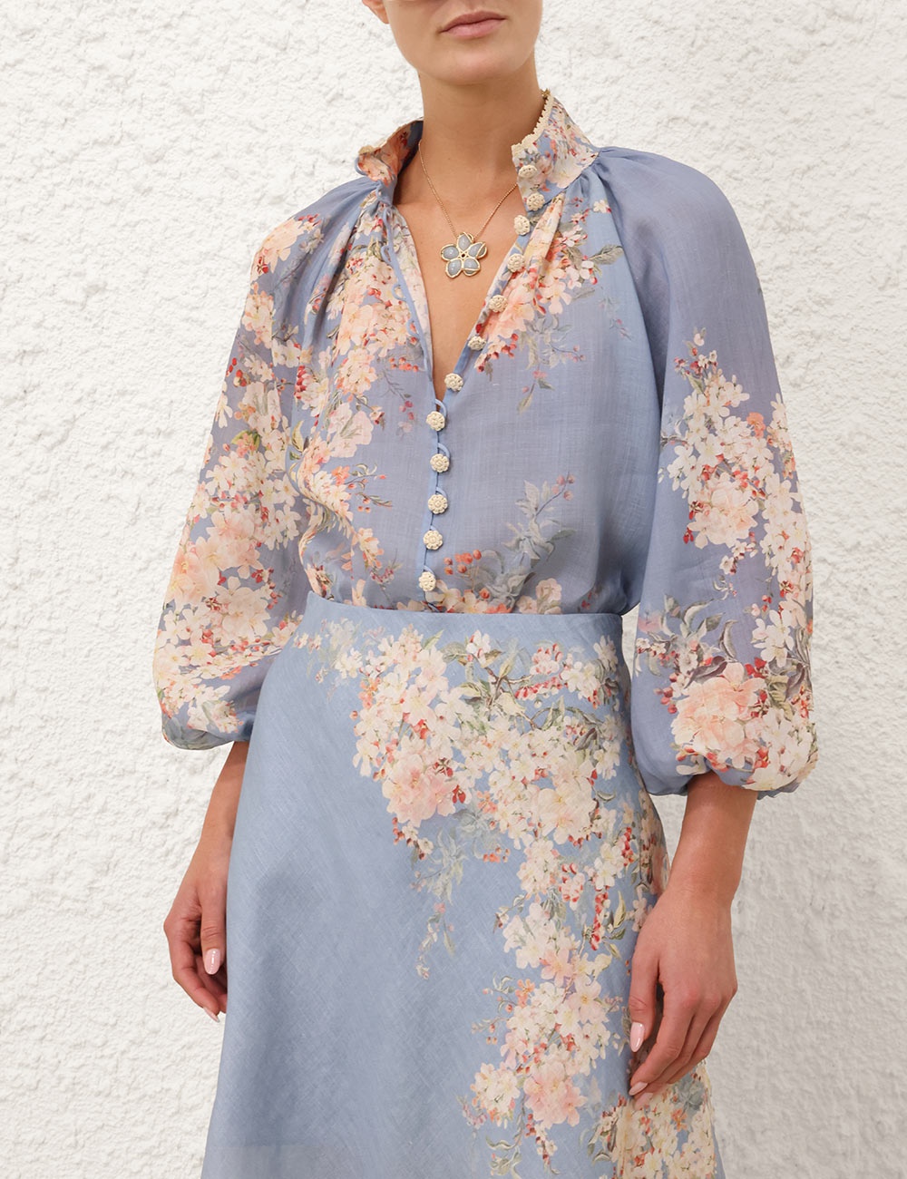CASCADIAN BILLOW BLOUSE - 2