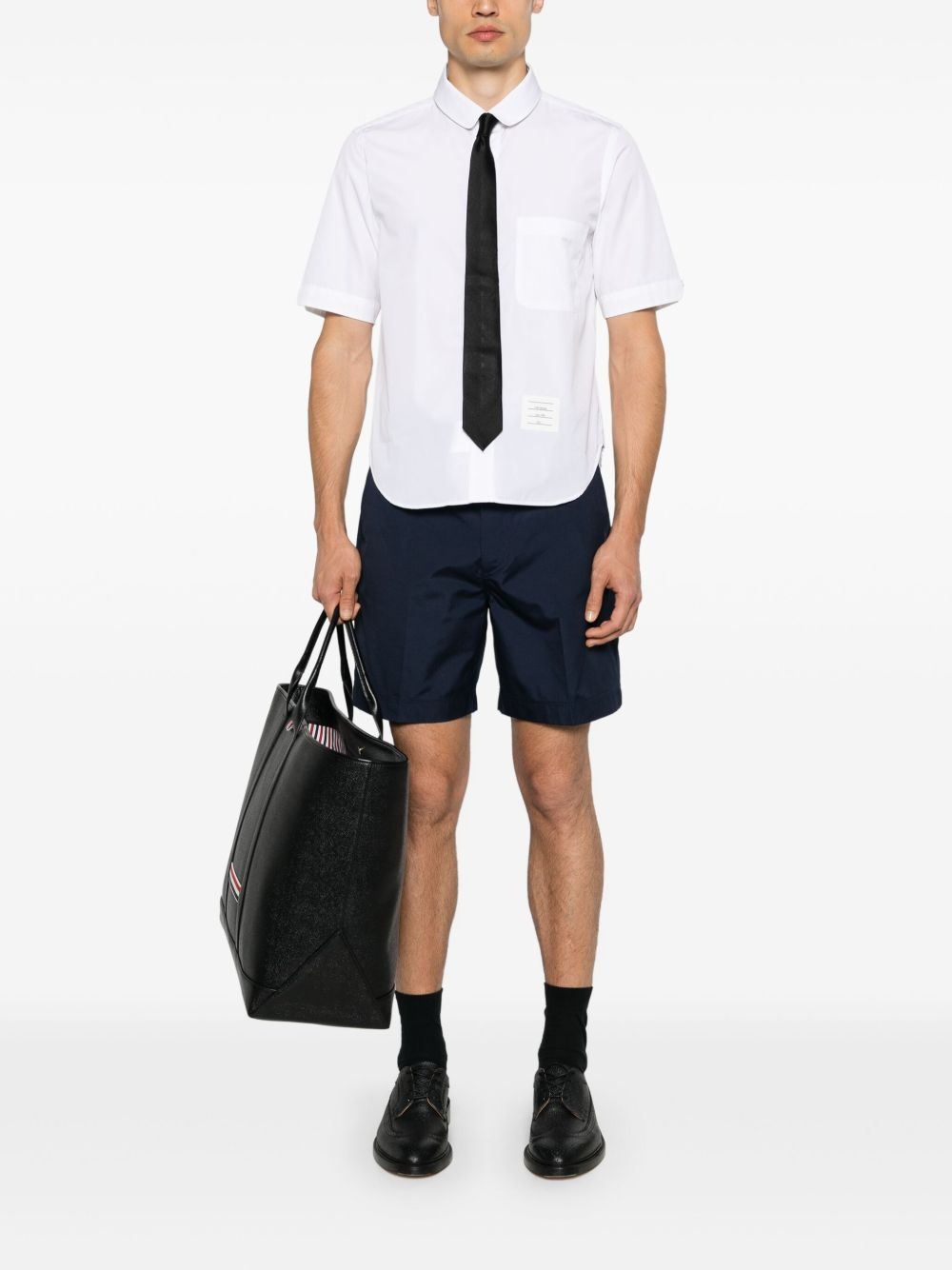 mid-rise chino shorts - 2