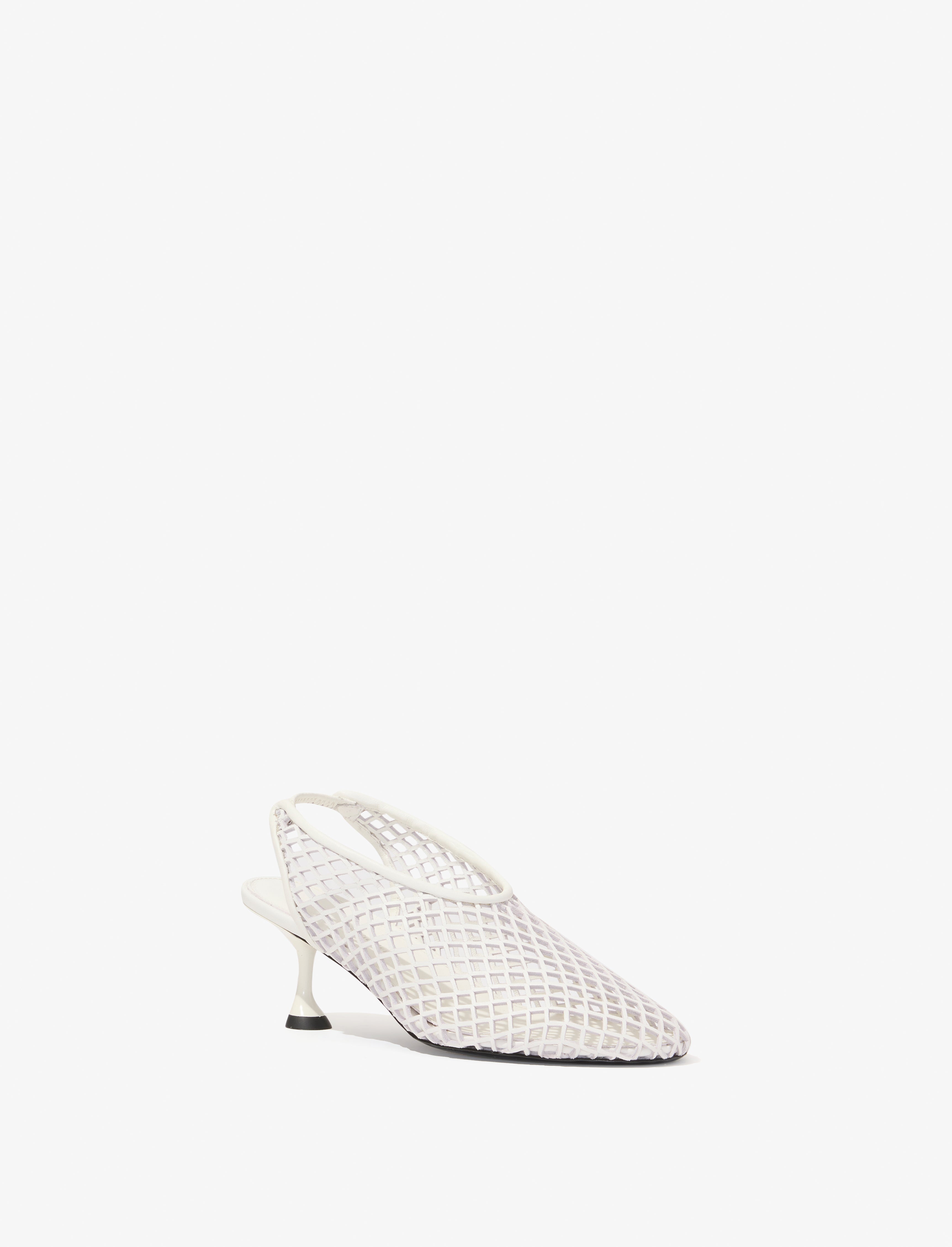 Tee Perforated Slingback Pumps - 2