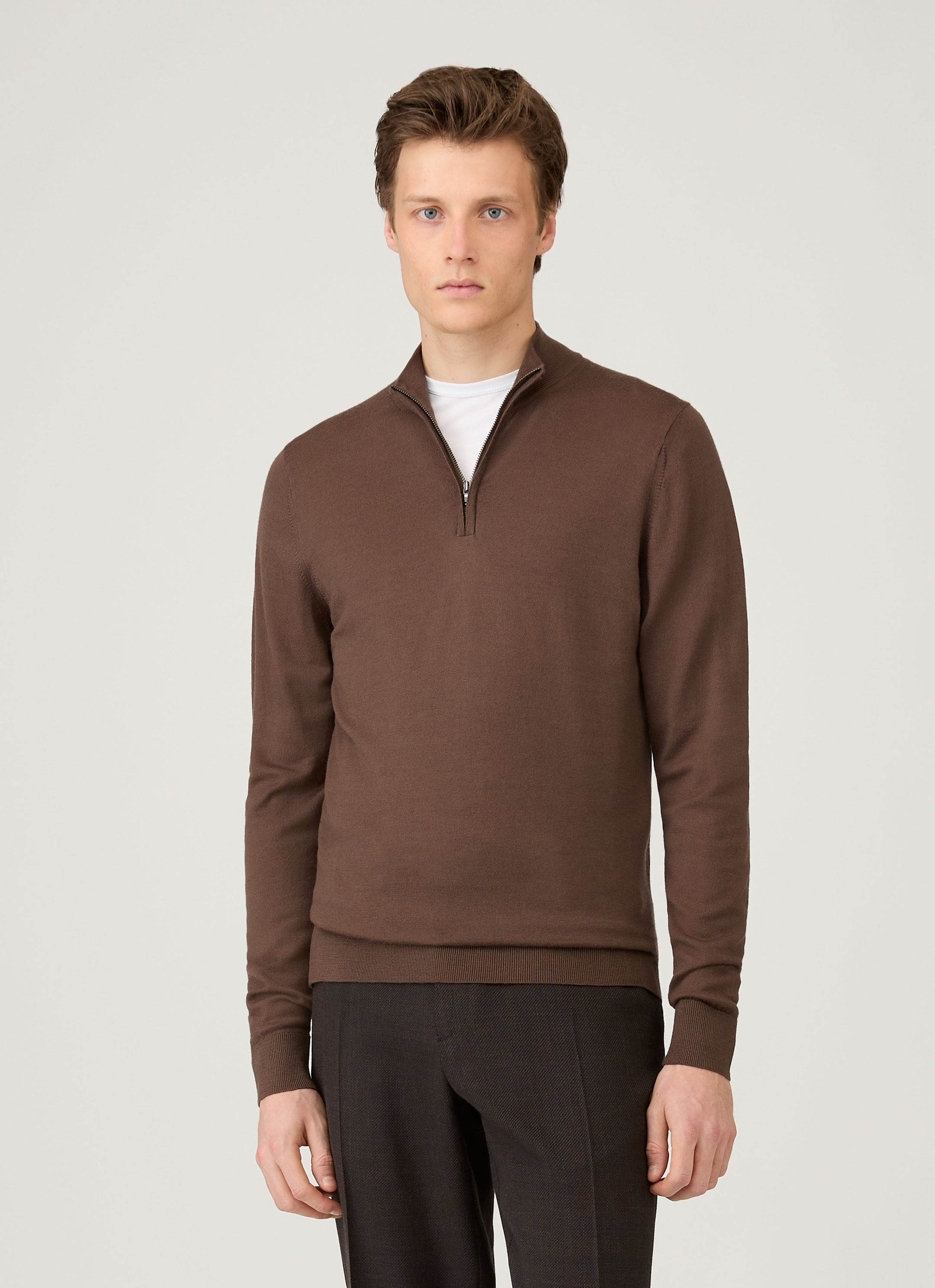Extra‑Fine Merino Zip Neck - 2