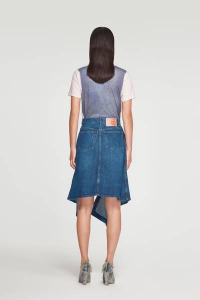 Y/Project Cut Out Denim Mini Skirt outlook