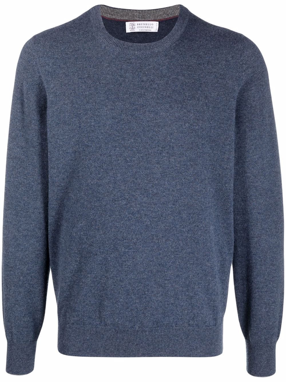 crew neck cashmere jumper - 1