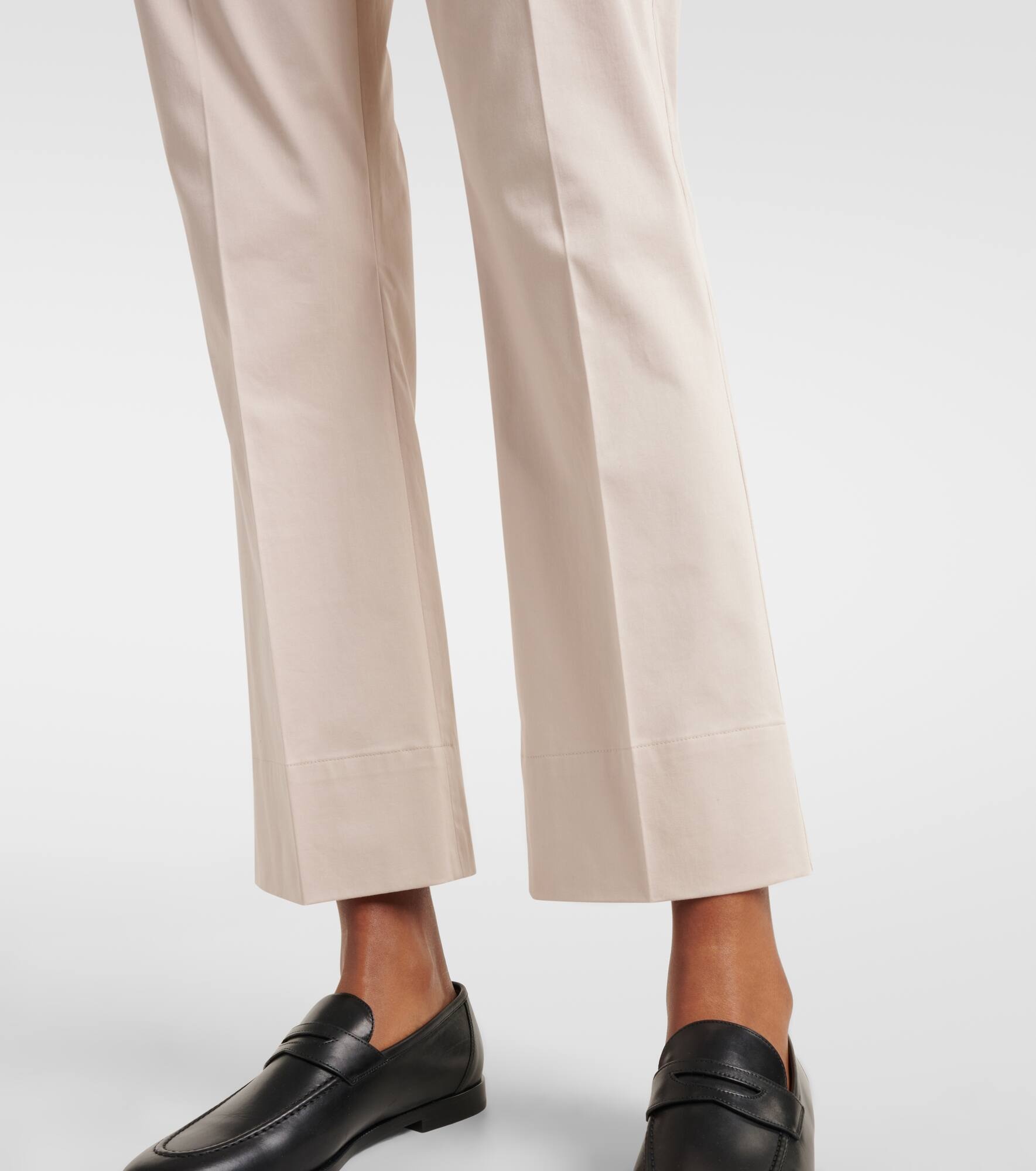 Felice cotton-blend wide-leg pants - 5