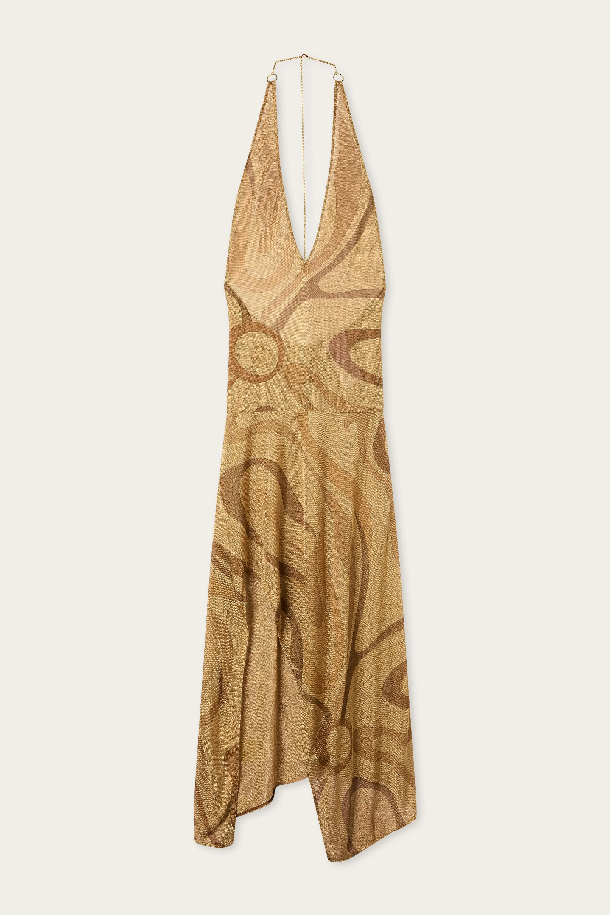 MARMO PRINT LUREX DRESS - 1