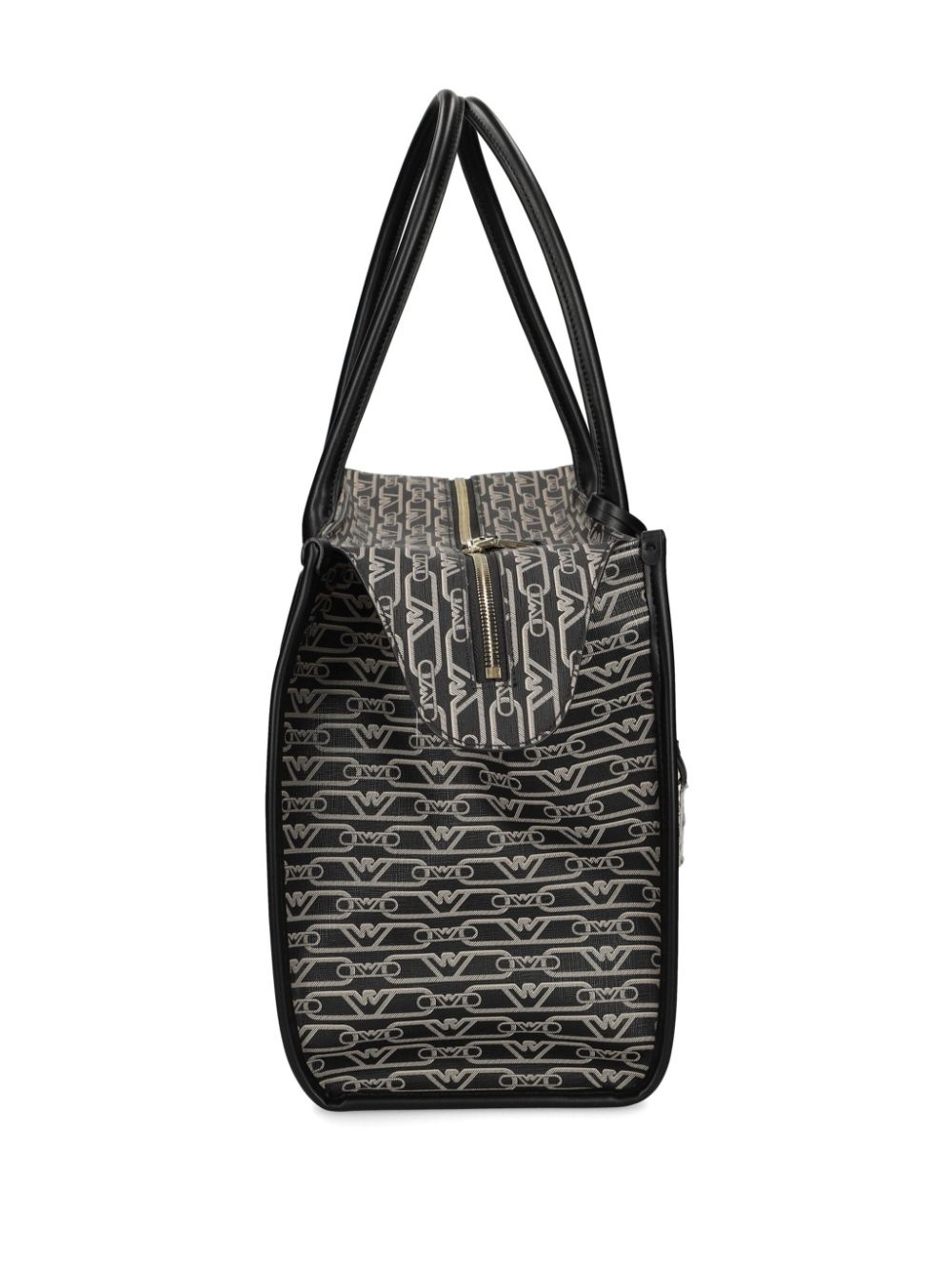 Jacquard-logo-motif tote bag - 3