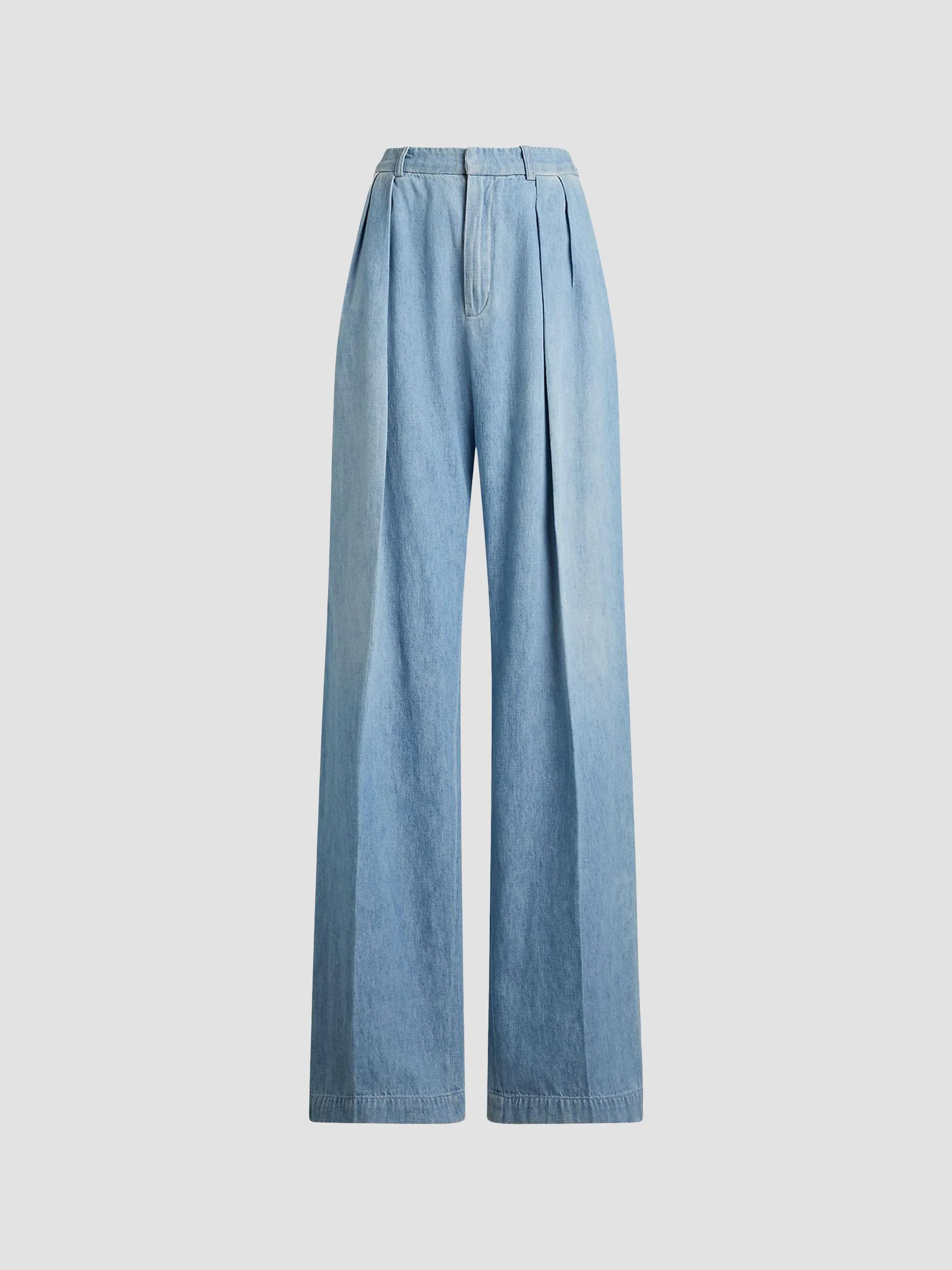 Women's Livie Denim Pleated Jeans - Cirrus Indigo - 1