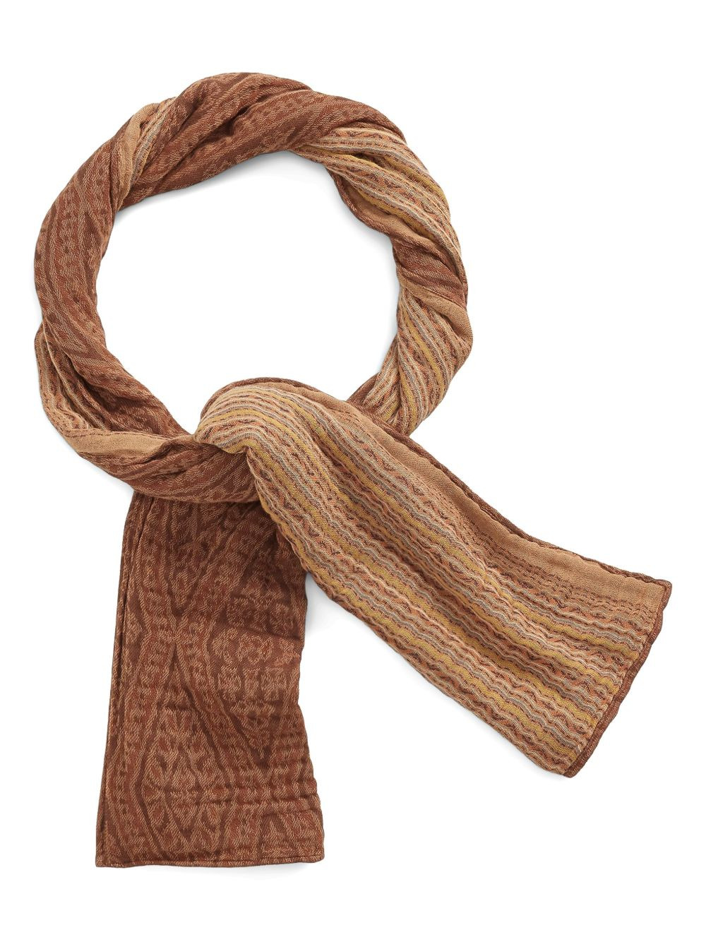 geometric-motif scarf - 5