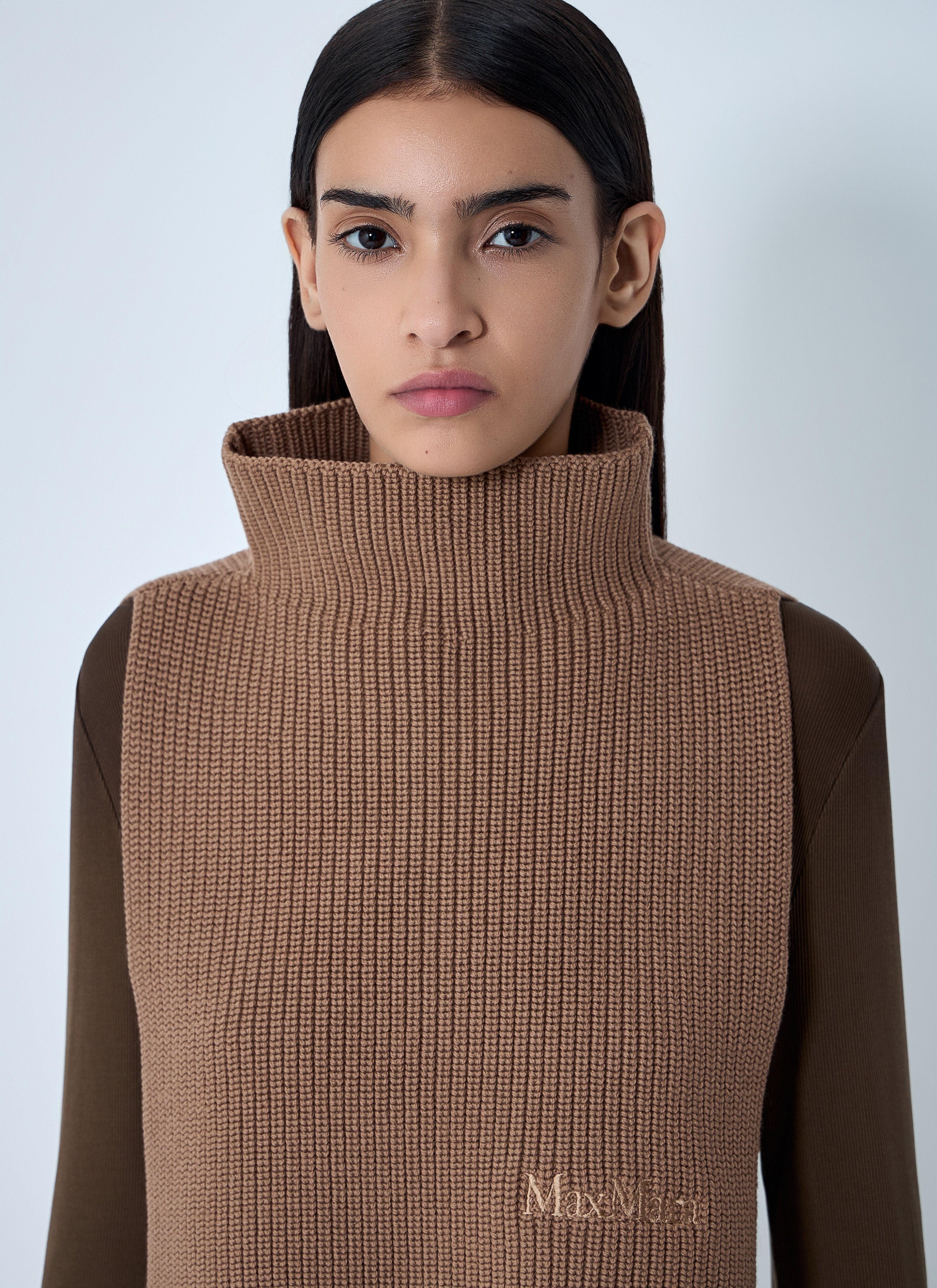 Max Mara Women Logo Motif Wool Scarf - 4