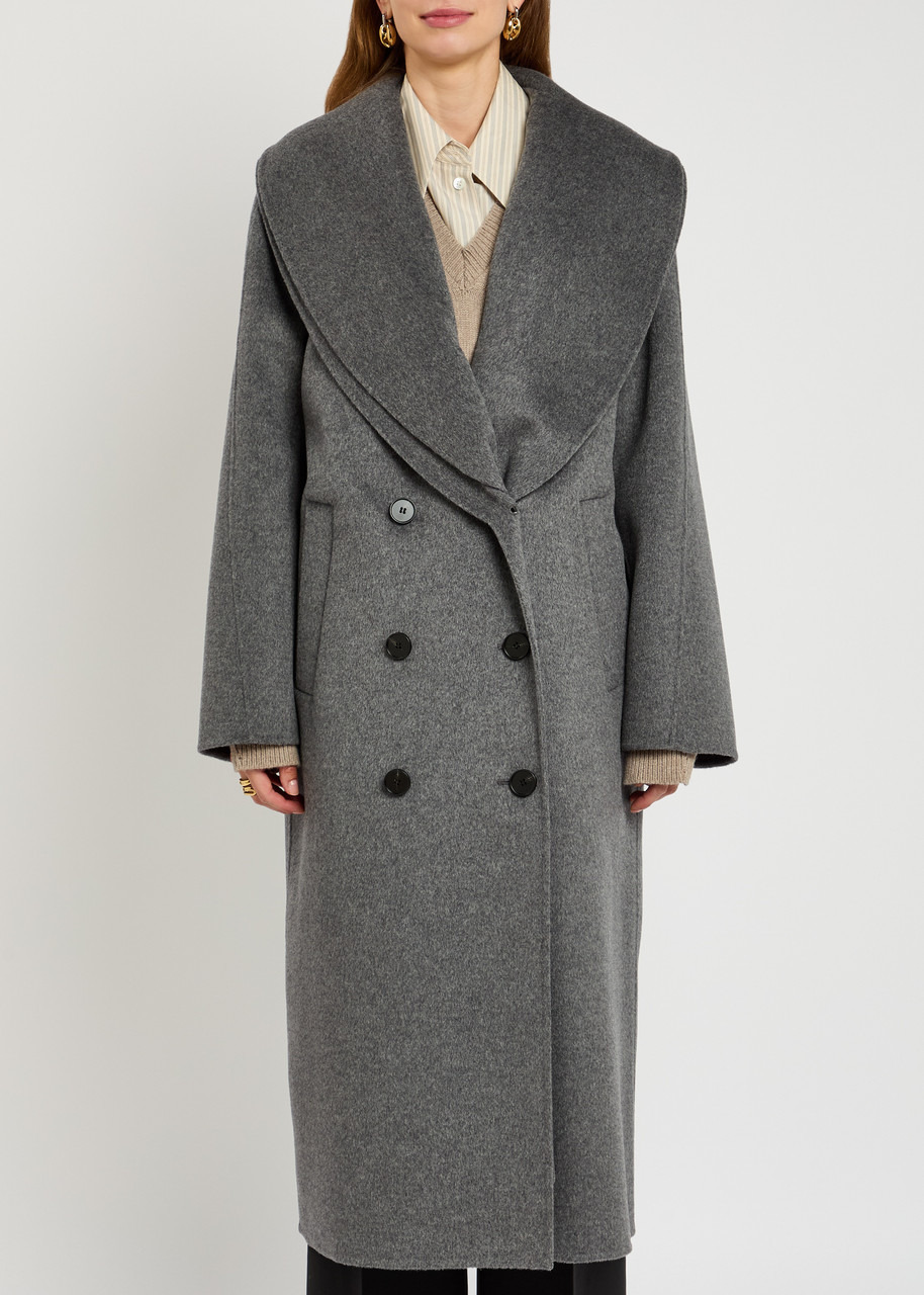 Rohe Scarf-effect Wool and Cashmere-blend Coat - 2