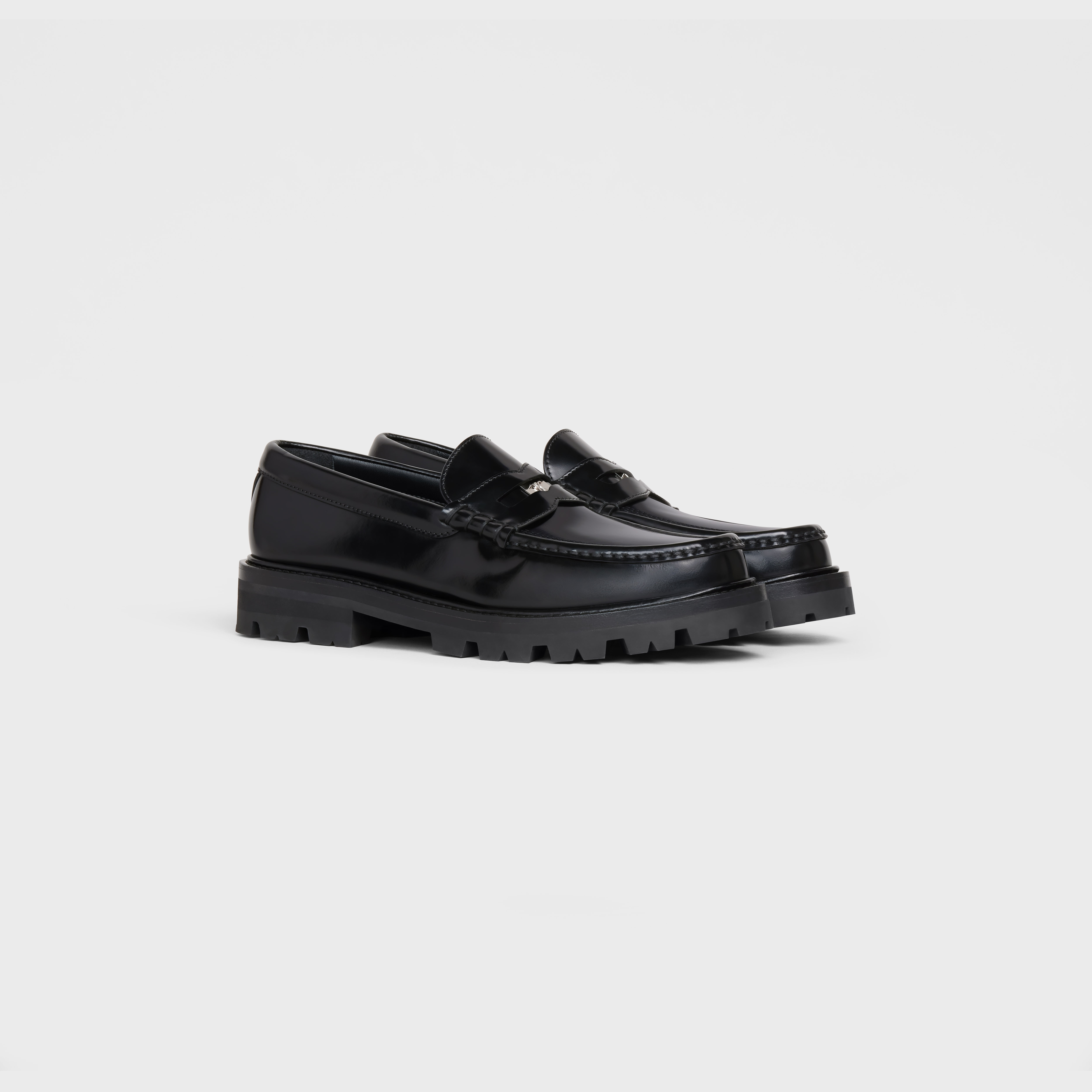 MARGARET PENNY CHUNKY LOAFER in POLISHED BULL - 2