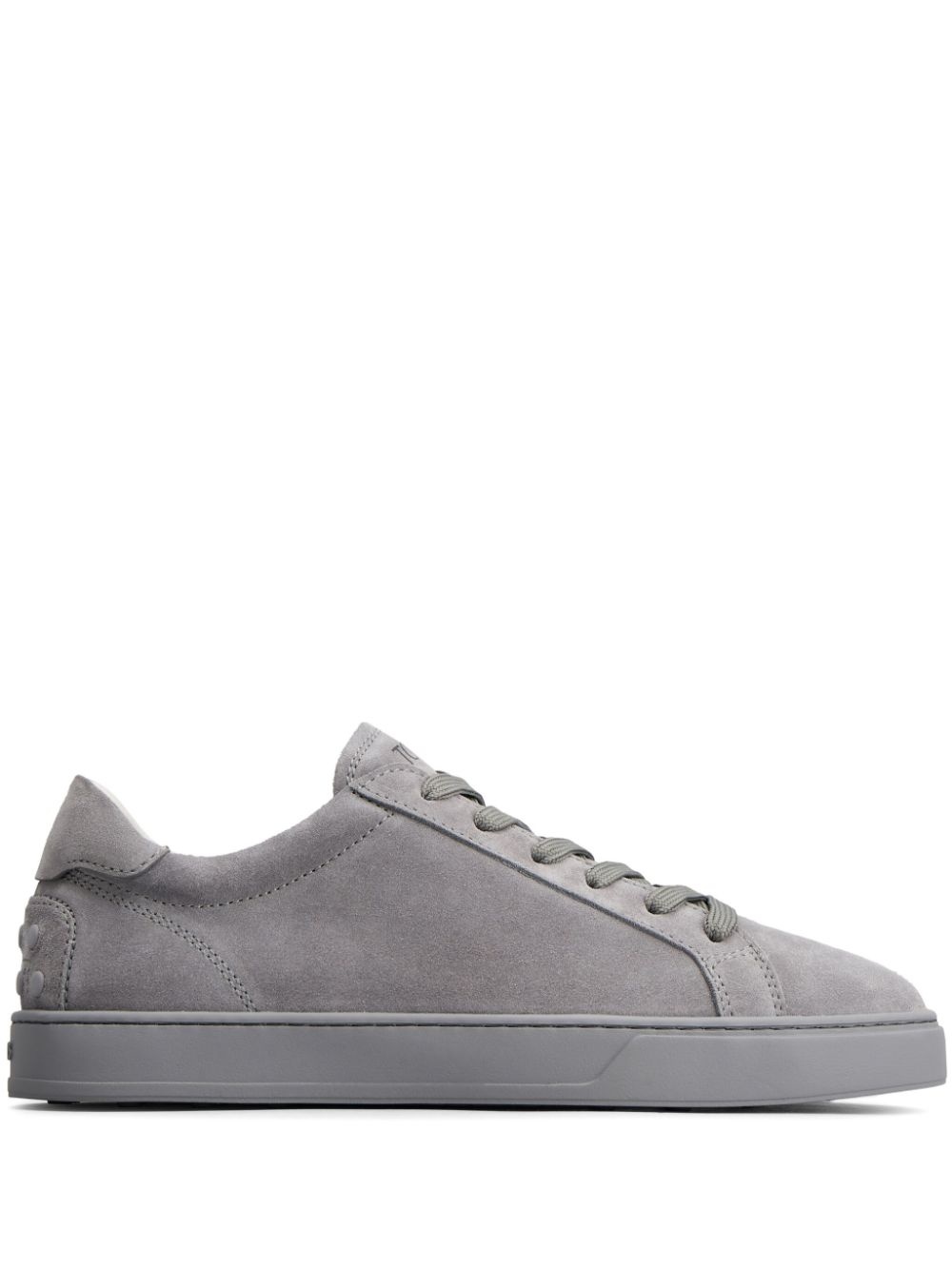 panelled suede sneakers - 1