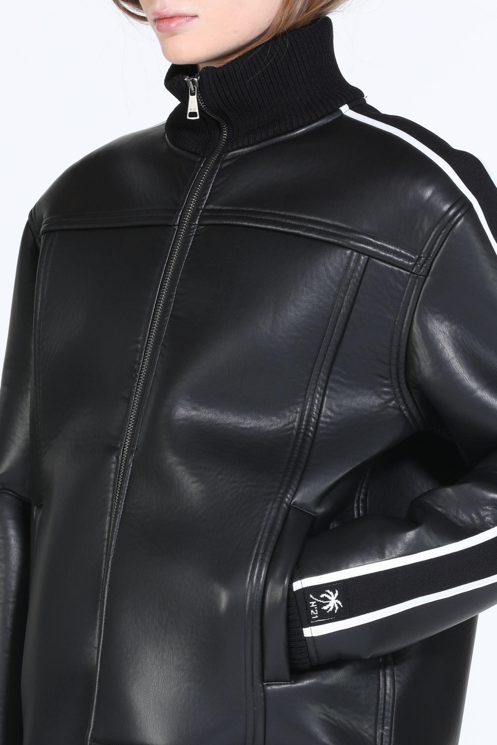 SYNTHETIC-LEATHER JACKET - 5