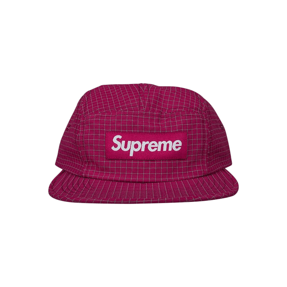 Supreme Reflective Ripstop Camp Cap 'Red' - 1