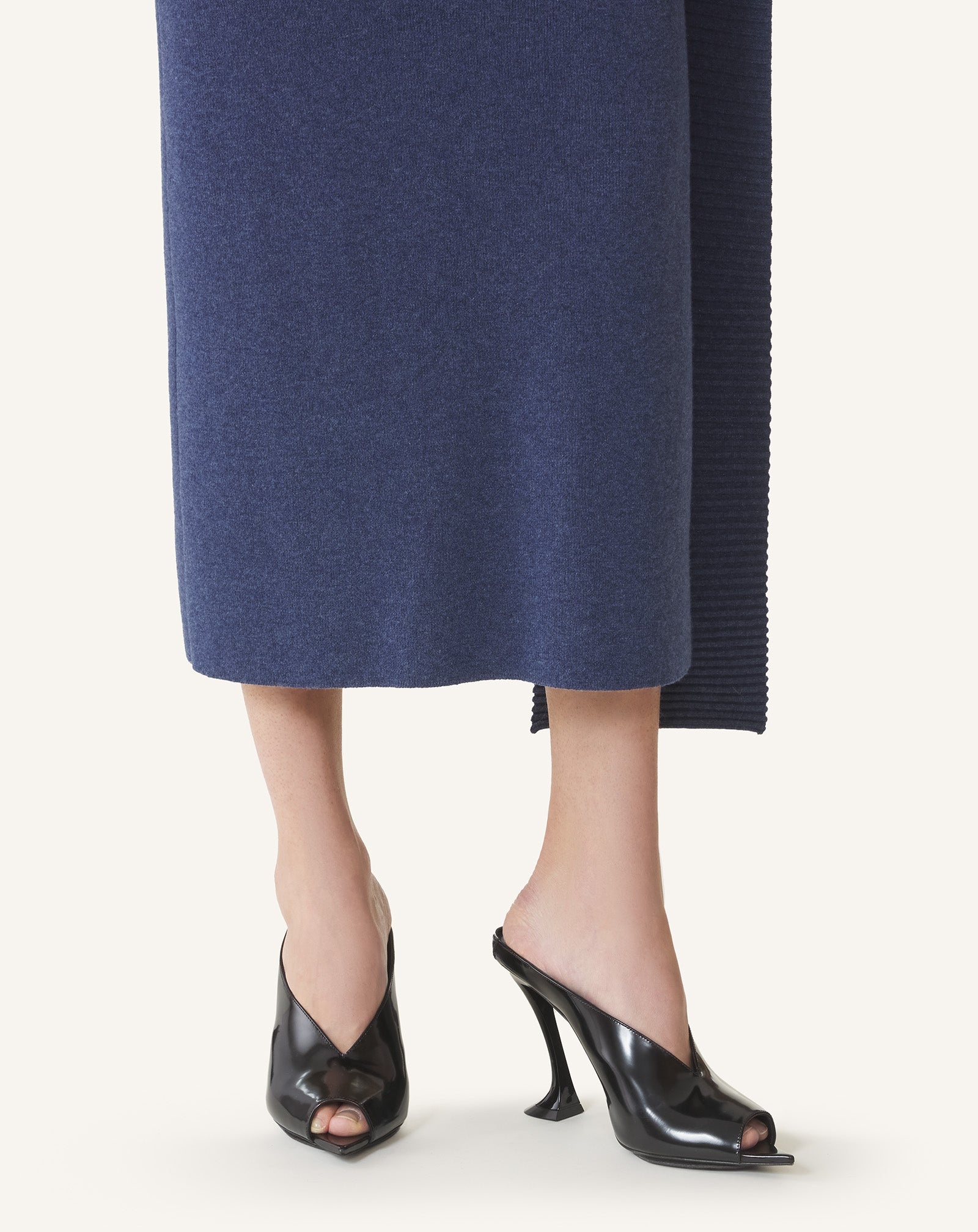 MULE MIDNIGHT STEP IN LEATHER - 6