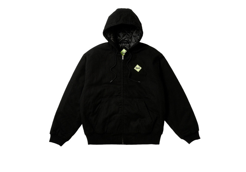 PALACE HARDWARE HOODED WORKWEAR 재킷 검정 - 1