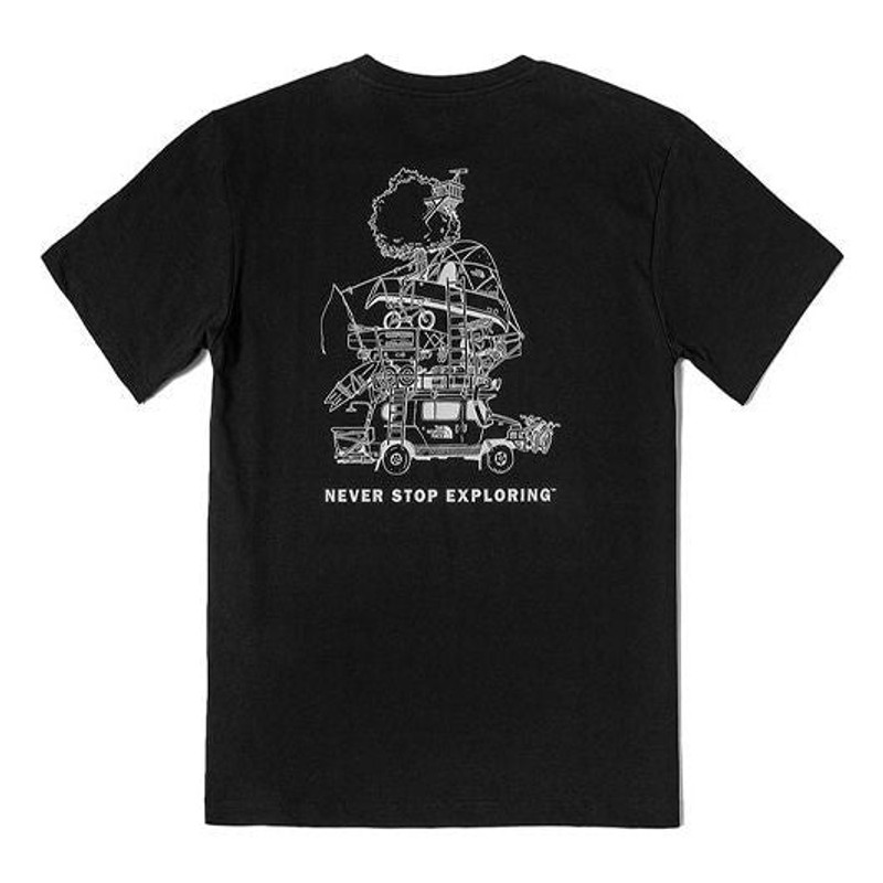 The North Face THE NORTH FACE Never Stop Exploring T-Shirt 'Black' NF0A7QRL-JK3 outlook