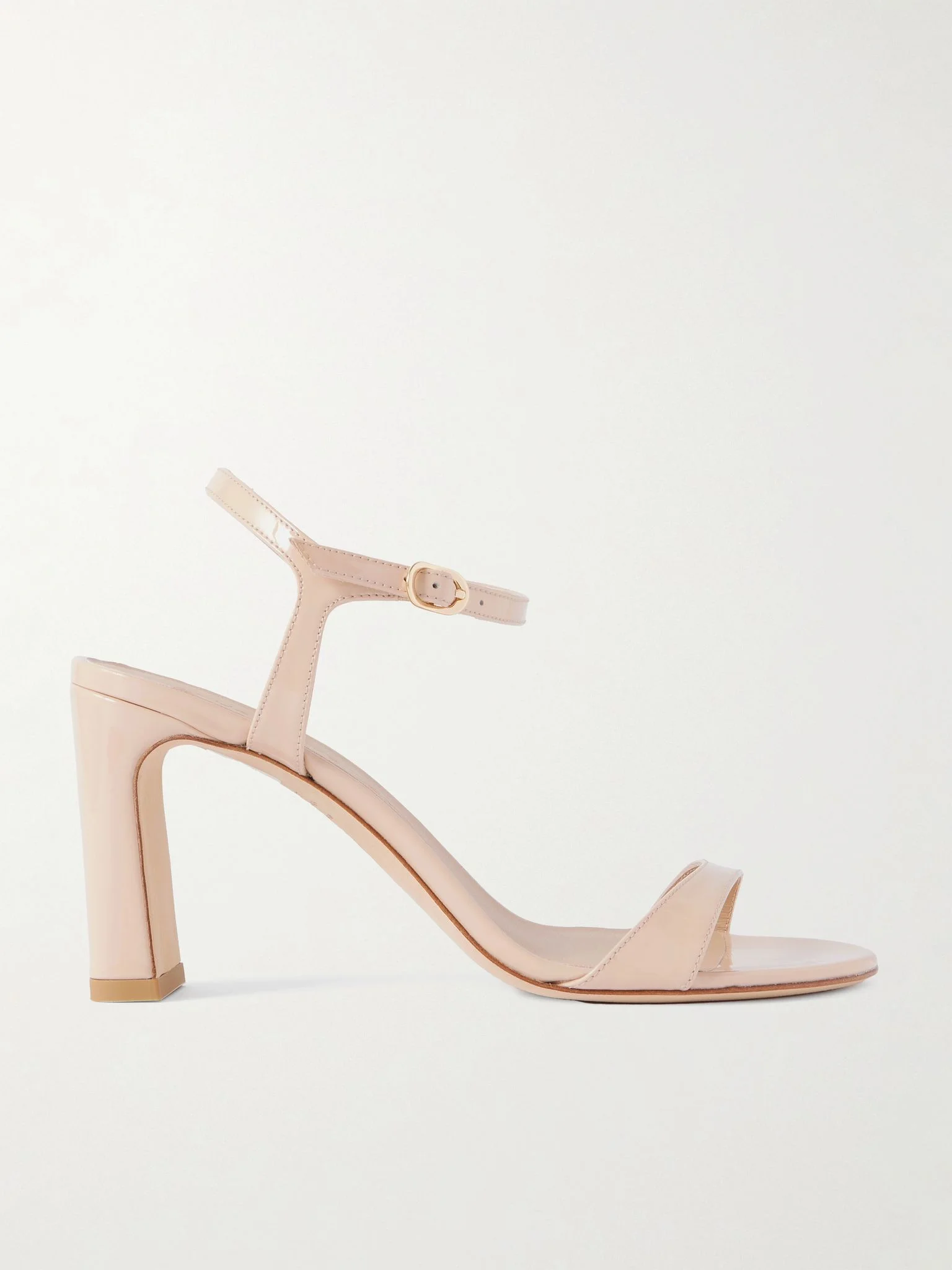 Babette patent-leather sandals Beige - 1