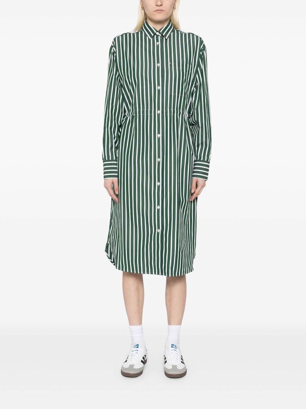poplin shirt dress - 2