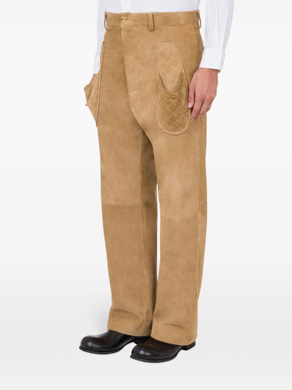 suede trousers - 2
