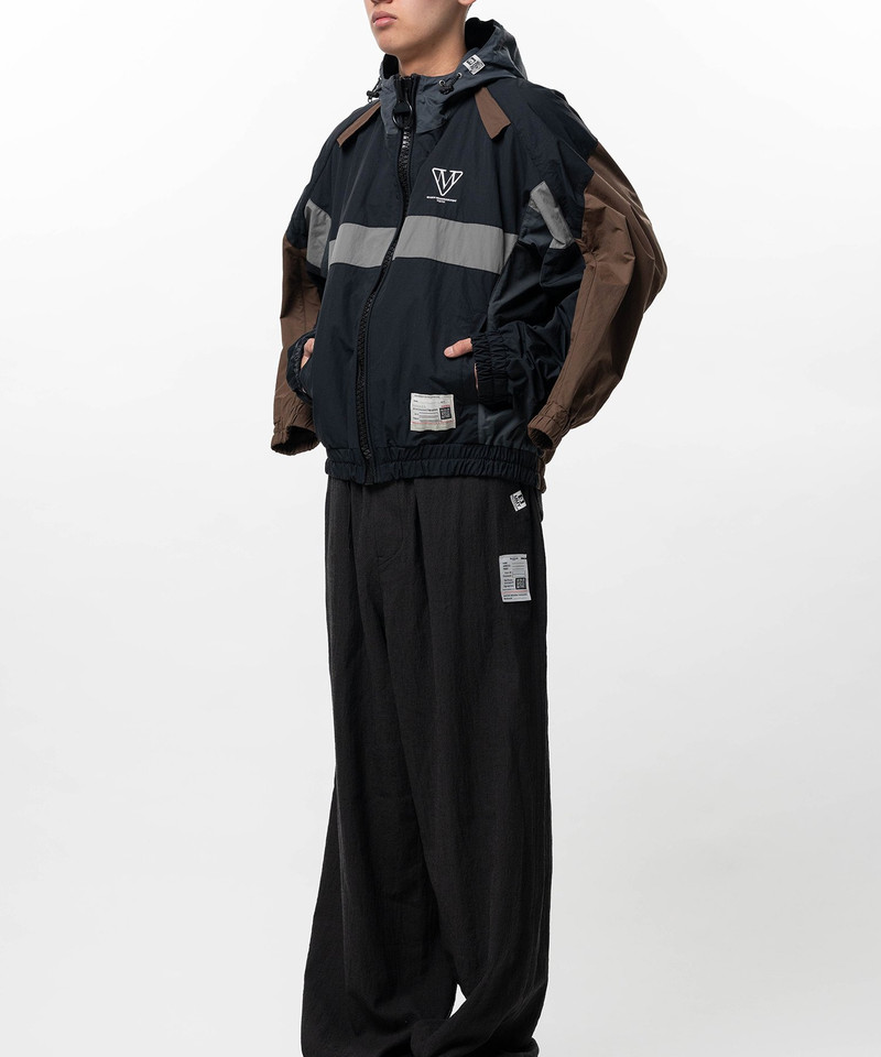 Double Sleeve Big Zip Nylon Jacket 4
