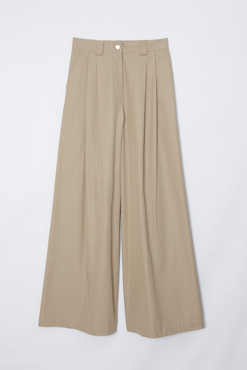 Wide Leg Pleated Pants 1