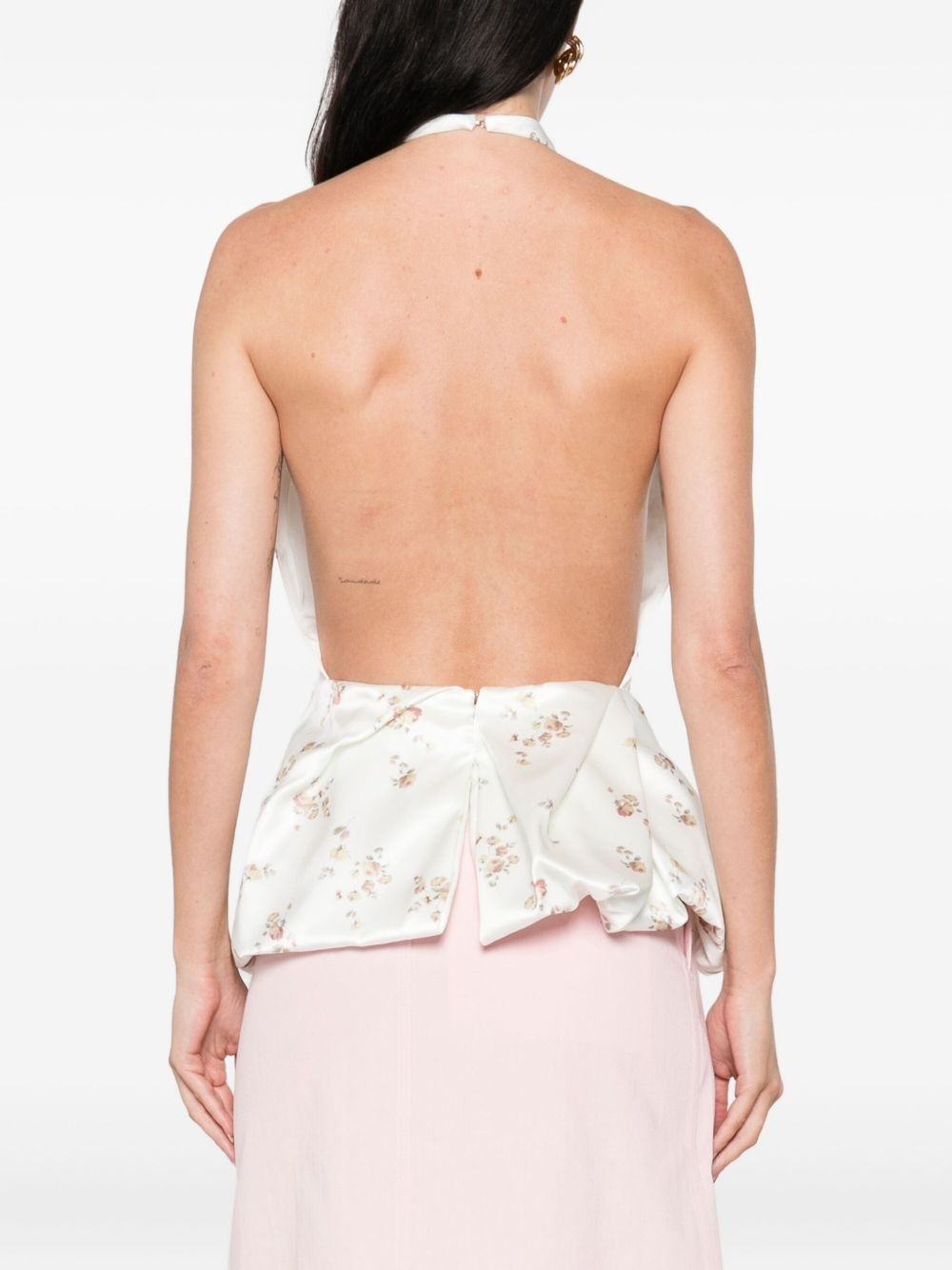 floral-print blouse - 4