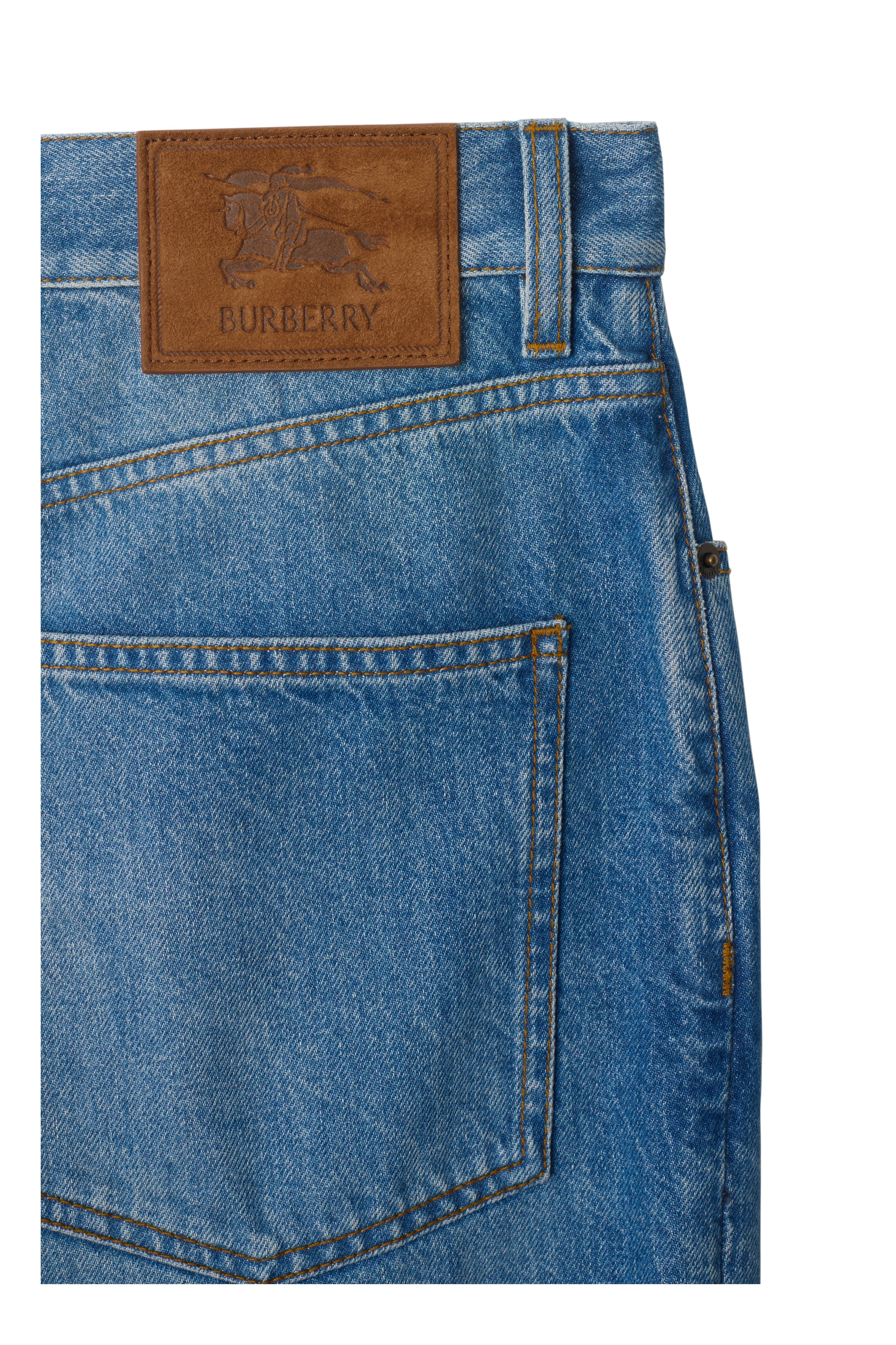 burberry Loose Jeans in Mid Blue at Nordstrom - 5
