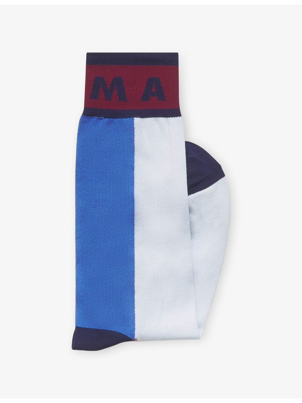 Colour-Block Cotton-Blend Mid-Calf Socks - 2