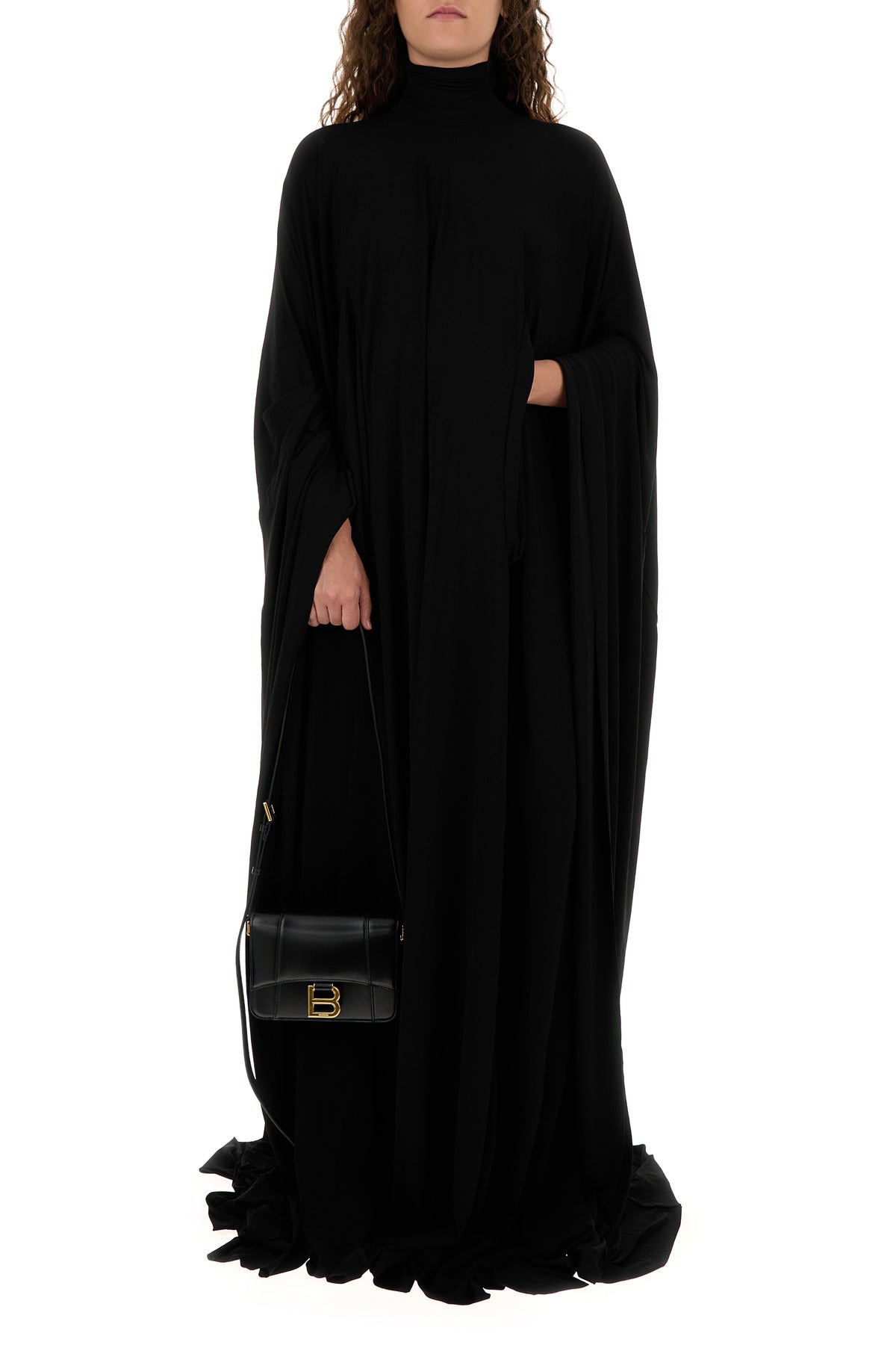 Black leather small Hourglass crossbody bag - 5