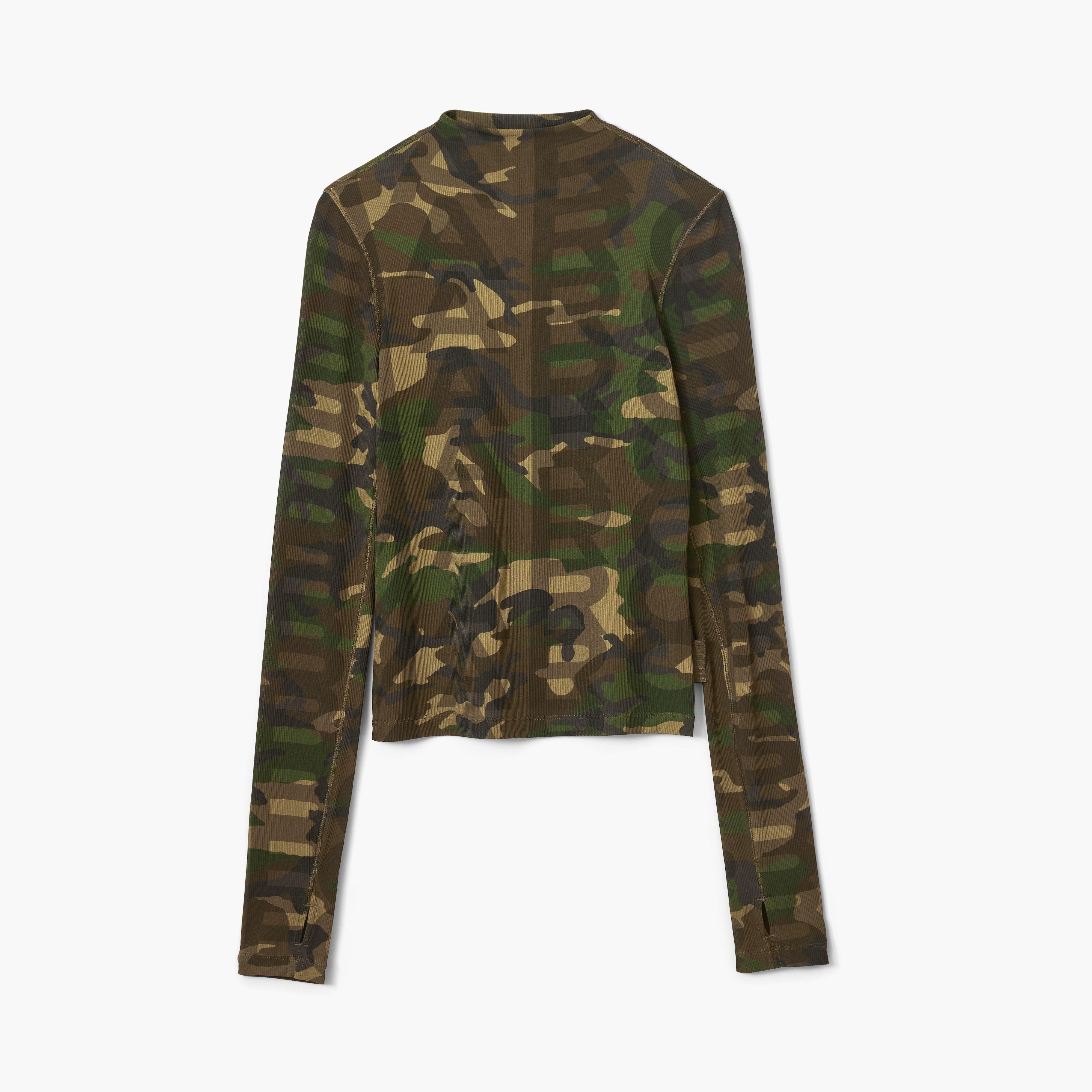 CAMO SHEER LONG SLEEVE - 2