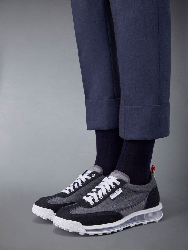 Wool Flannel Clear Sole Tech Runner 4