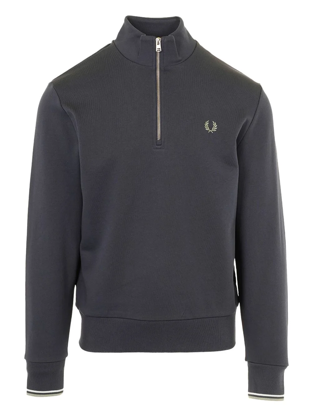 half-zip logo sweatshirt - 1