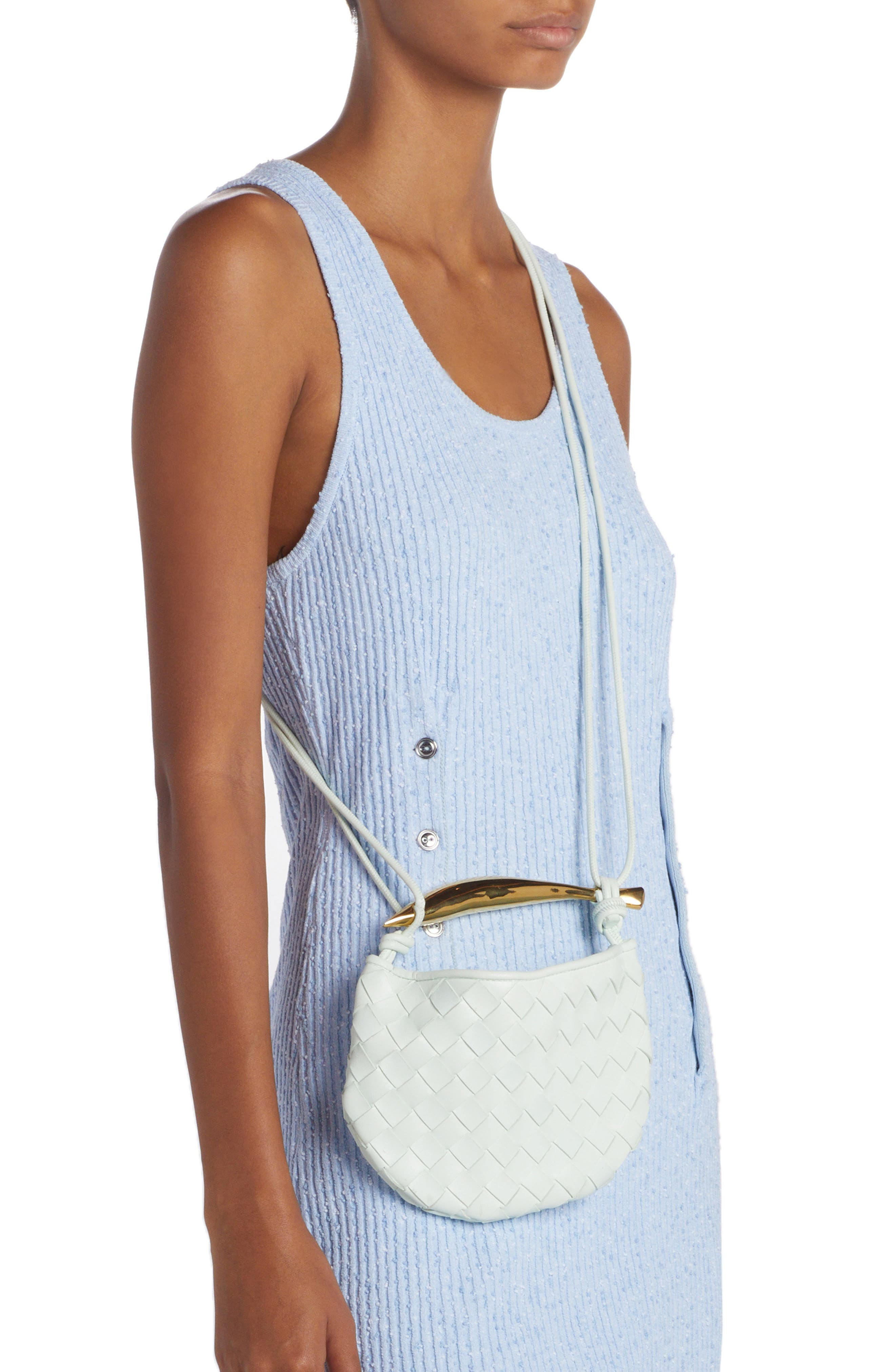 Sardine Intrecciato Crossbody Bag - 2