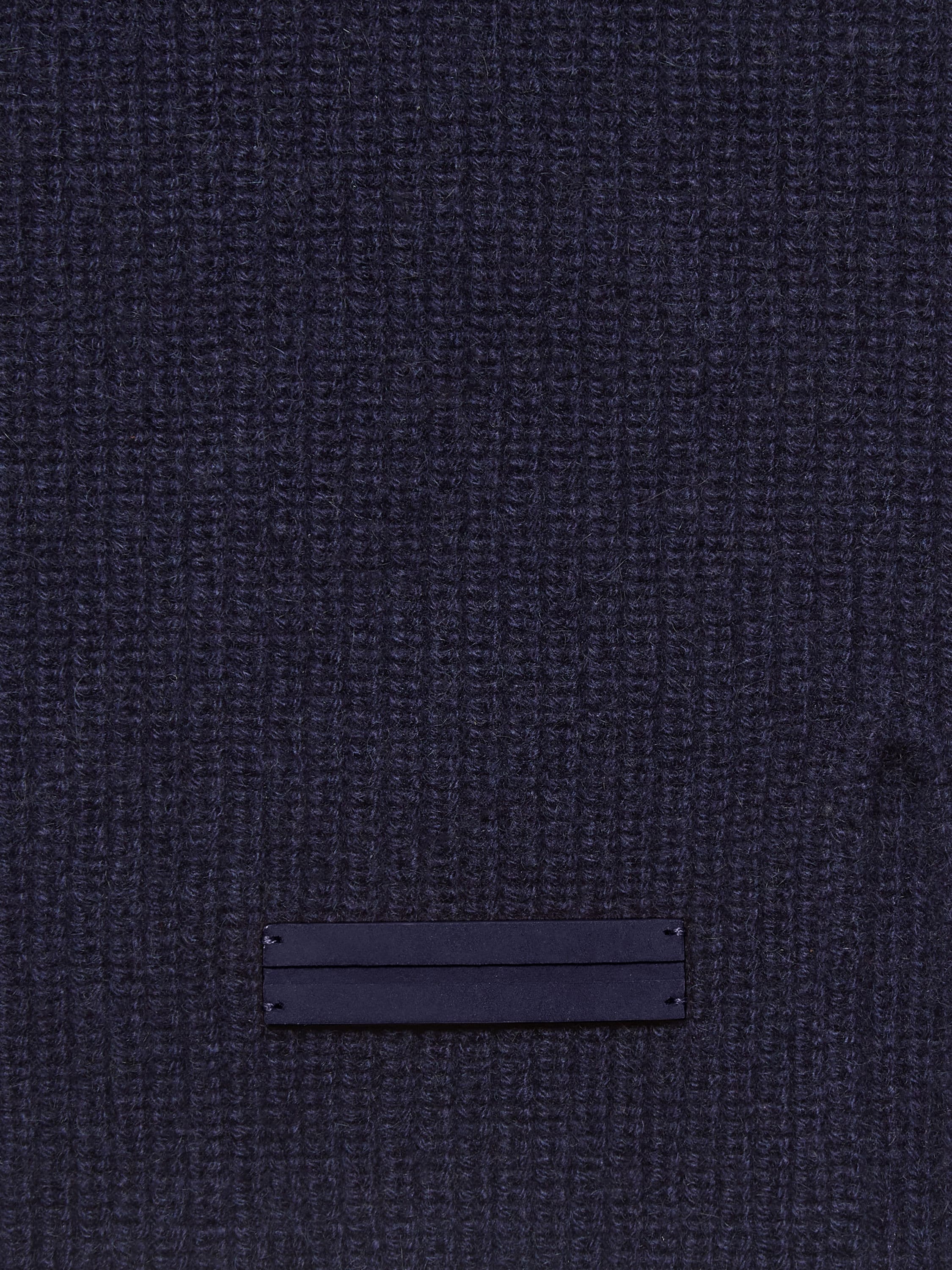 INK BLUE OASI CASHMERE NECK WARMER - 2