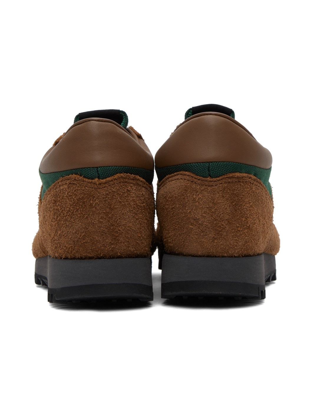 Brown & Green Rainier Low Sneakers - 2