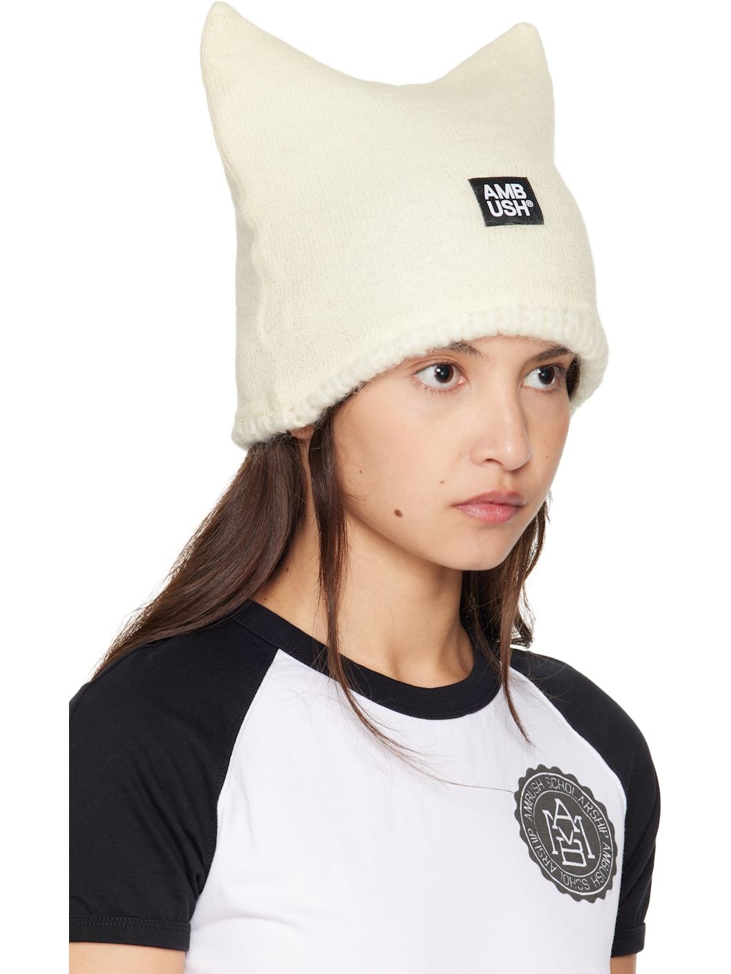 SSENSE Exclusive Off-White Rave Beanie - 2