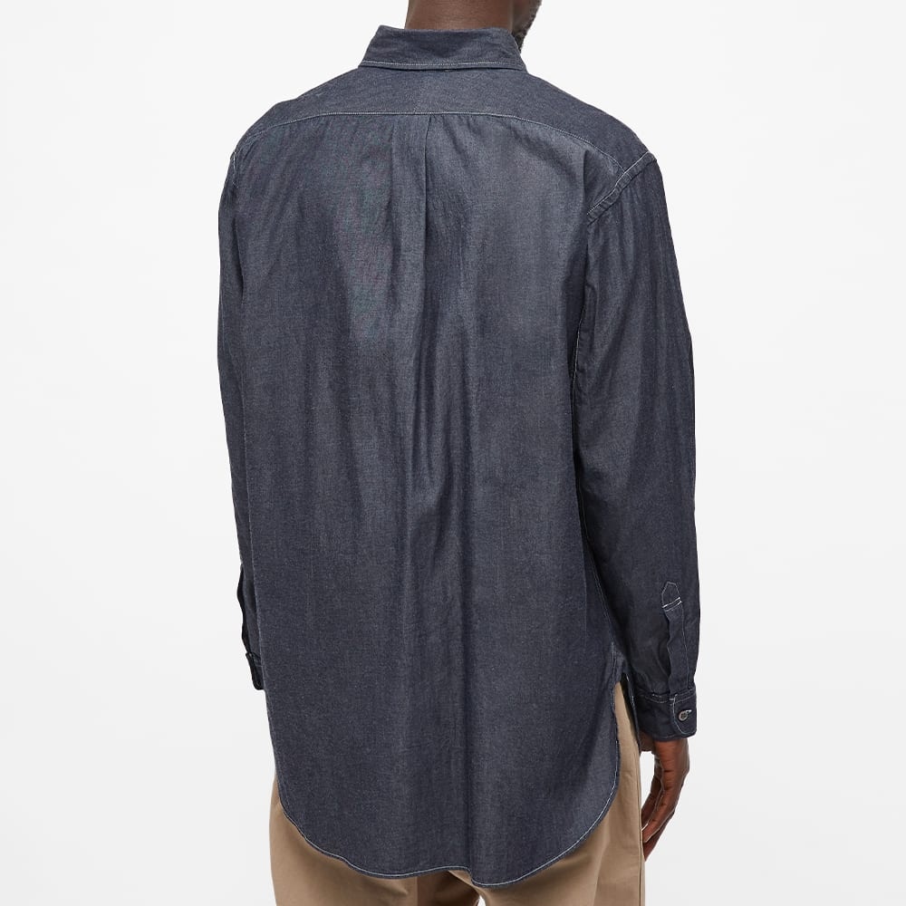 Engineered Garments Chambray Button Down 19th Century  Shirt - 4