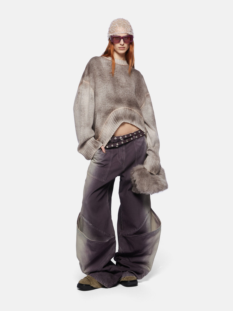 THE ATTICO TAUPE SWEATSHIRT outlook