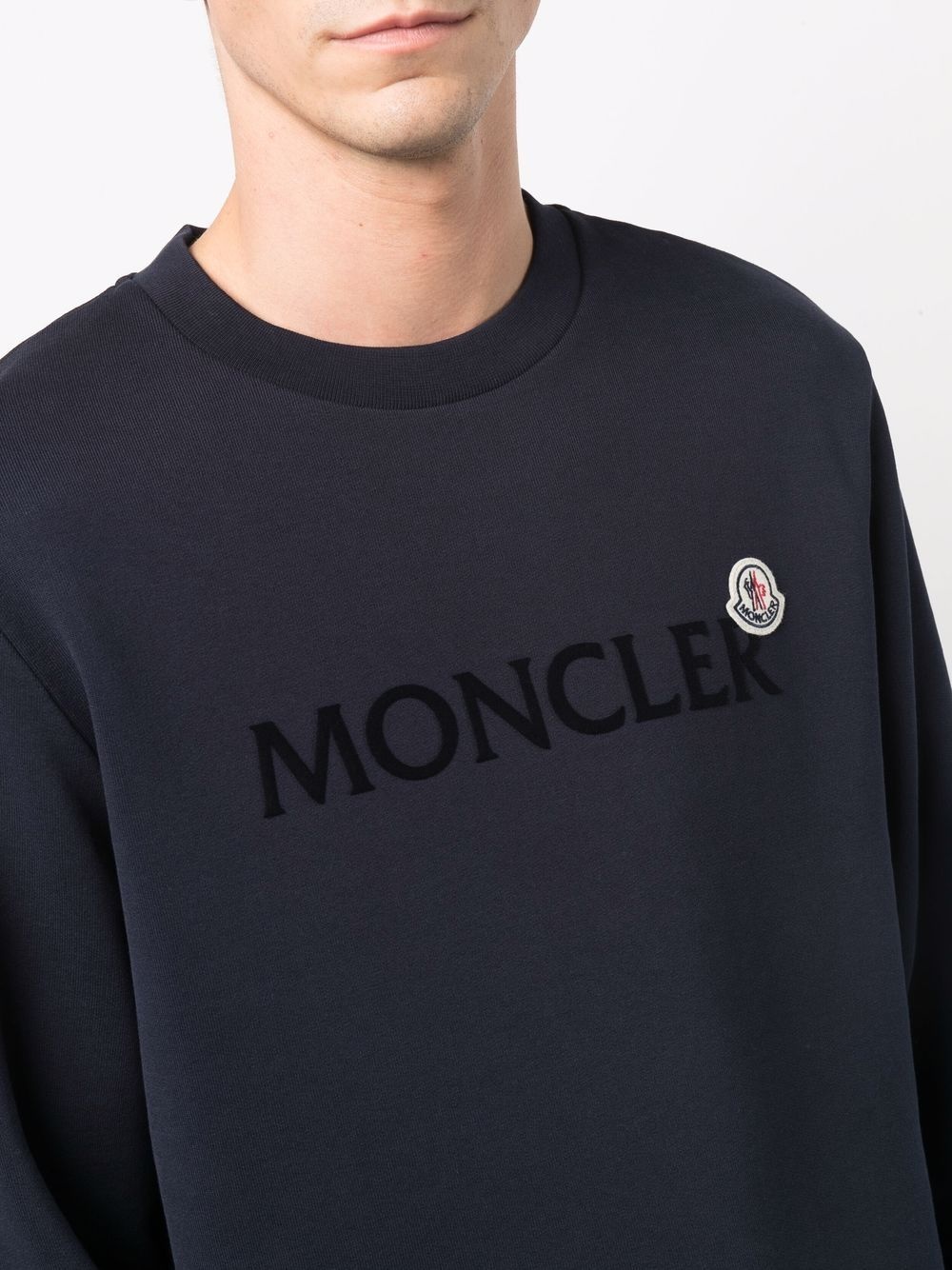 logo-patch long-sleeve sweatshirt - 5