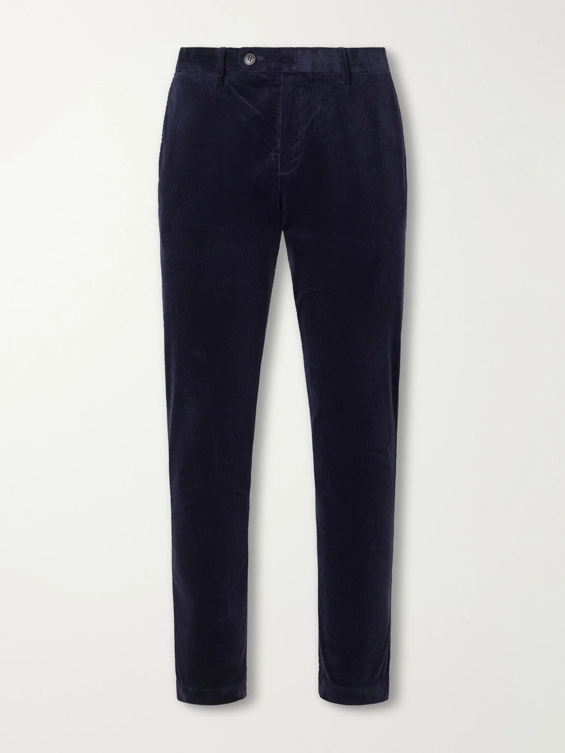 Straight-Leg Cotton-Corduroy Suit Trousers - 1