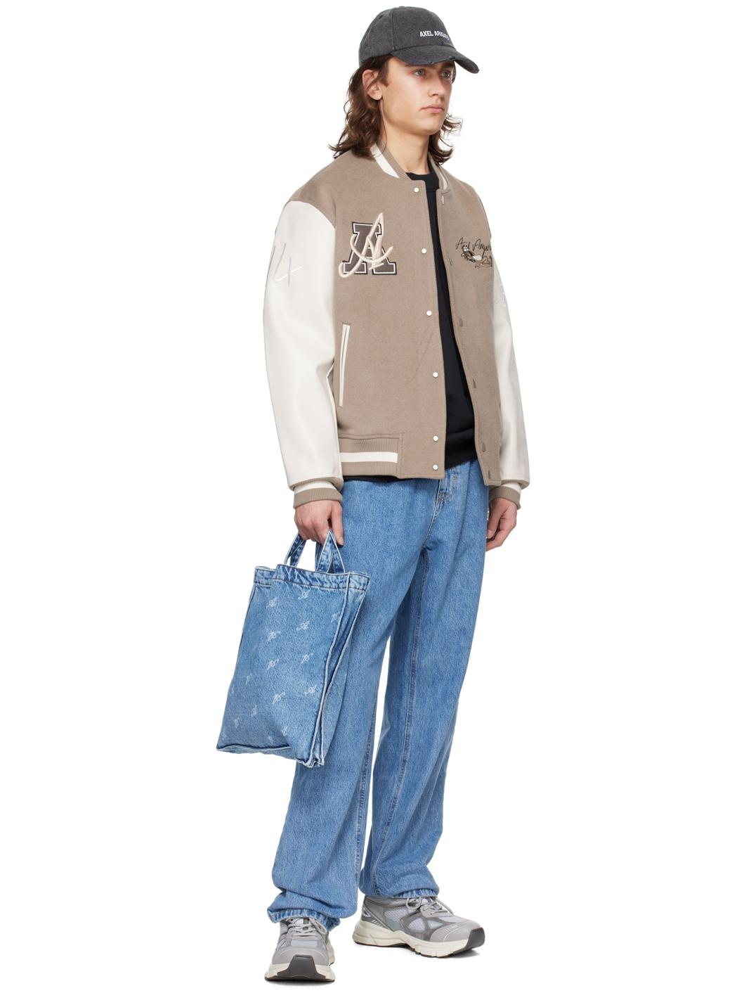 Blue Dune Script A Denim Tote - 4
