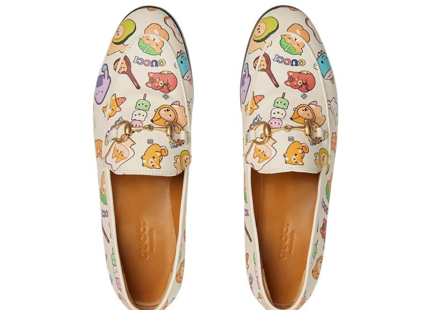 Gucci Jordaan Animal Printed Loafer Beige Multi (Women's) - 2